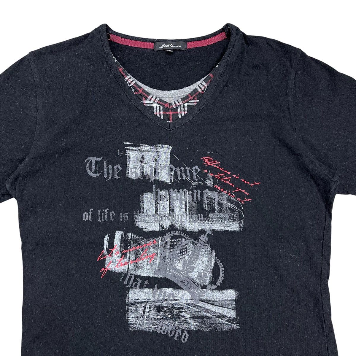 If Six Was Nine × Le Grande Bleu (L.G.B.) × Seditionaries Y2K Mind Games Poem Punk Grunge Gothic Tshirt Ifsixwasnine Size US L / EU 52-54 / 3 - 2 Thumbnail