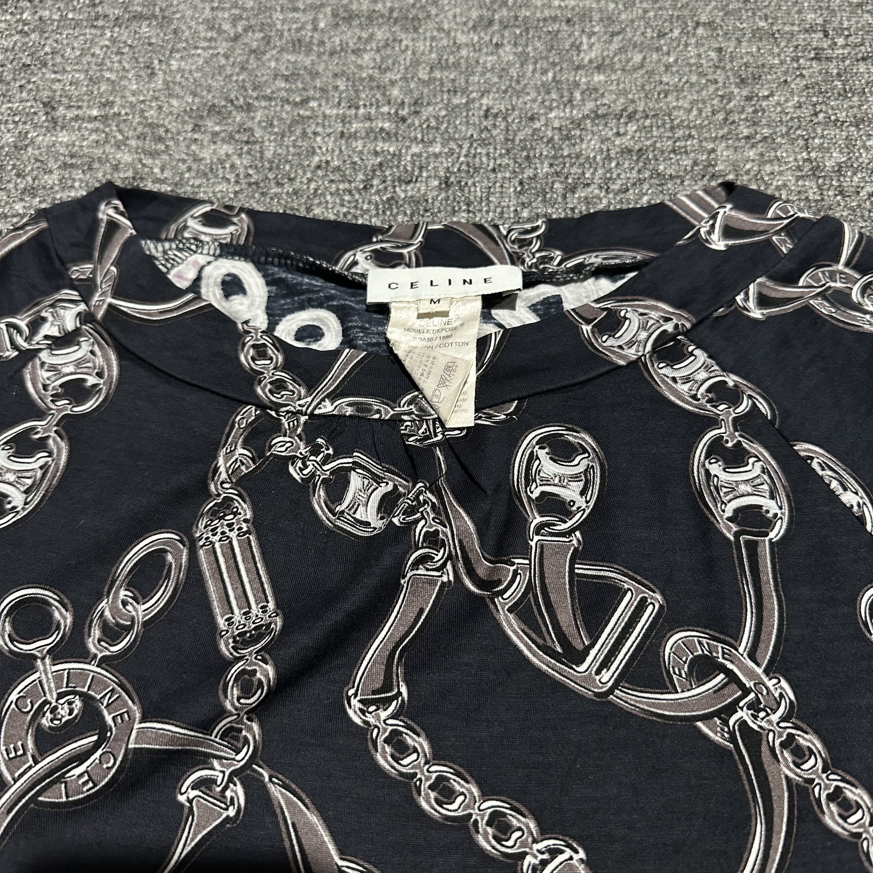 Celine Vintage Celine Longsleeve Tee Size M / US 6-8 / IT 42-44 - 4 Thumbnail