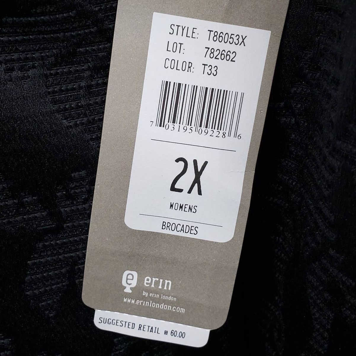 Other ERIN LONDON Jacquard Brocade Jacket Plus Size 2X Lined Size XXL / US 16-18 / IT 52-54 - 6 Thumbnail