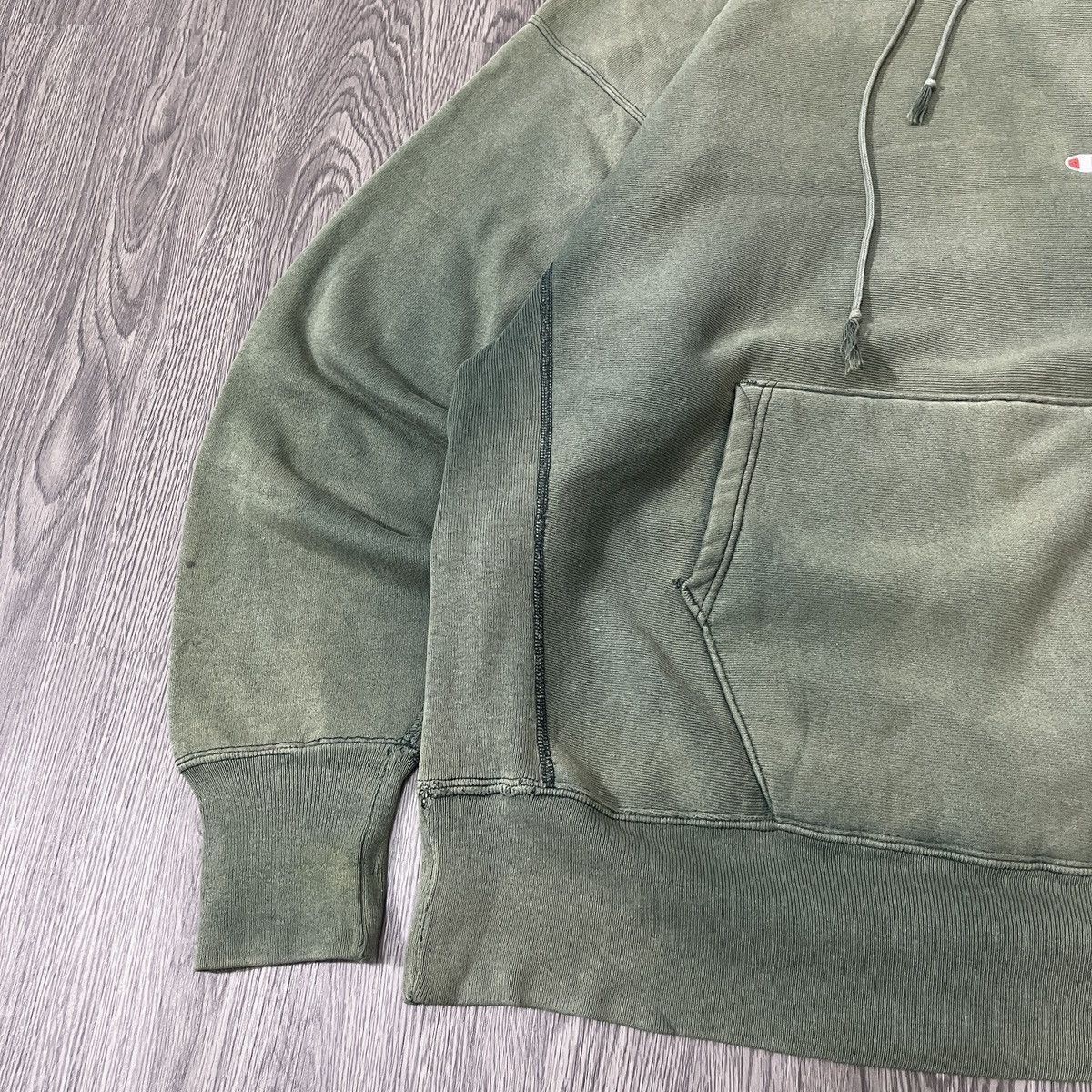 Japanese Brand Crazy SunFaded Champion Reverse Weave Basic Logo Hodie Size US L / EU 52-54 / 3 - 4 Thumbnail