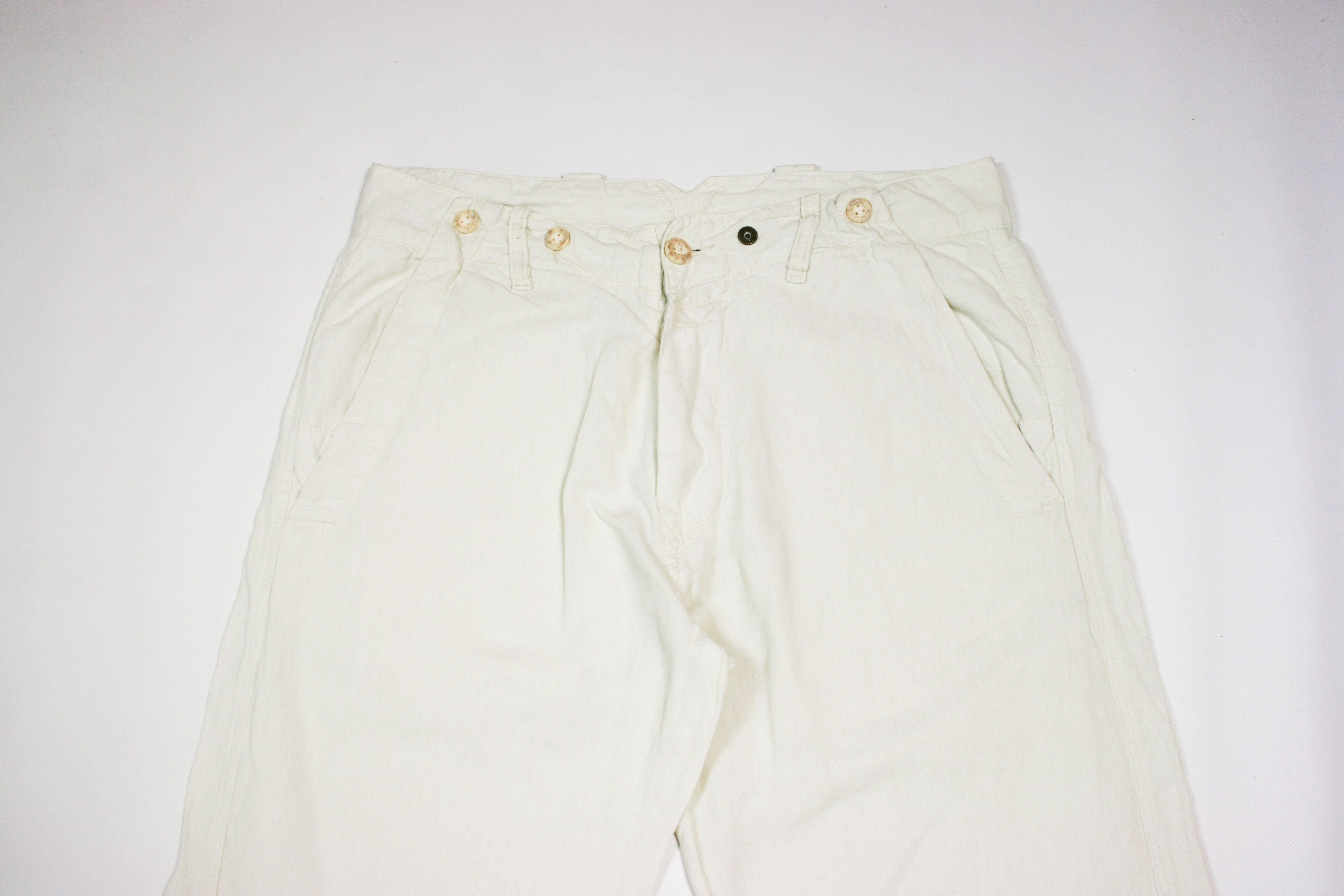 Diesel 00S Cotton Linen Relax Baggy Pants Vintage Size US 30 / EU 46 - 3 Thumbnail