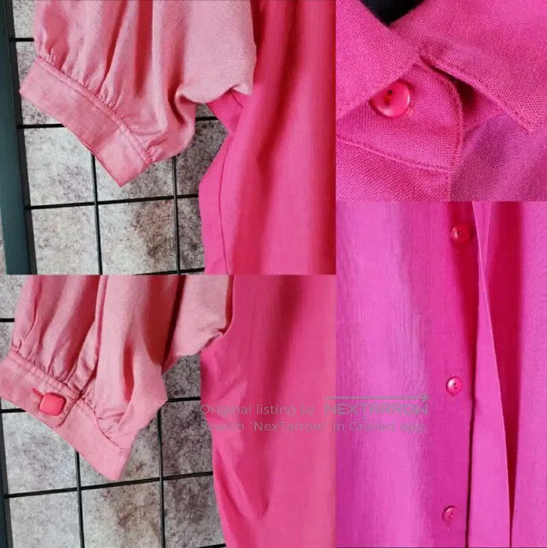 Dior Dior Summer Pink Wool Short Sleeve Shirt . Size M / US 6-8 / IT 42-44 - 5 Thumbnail