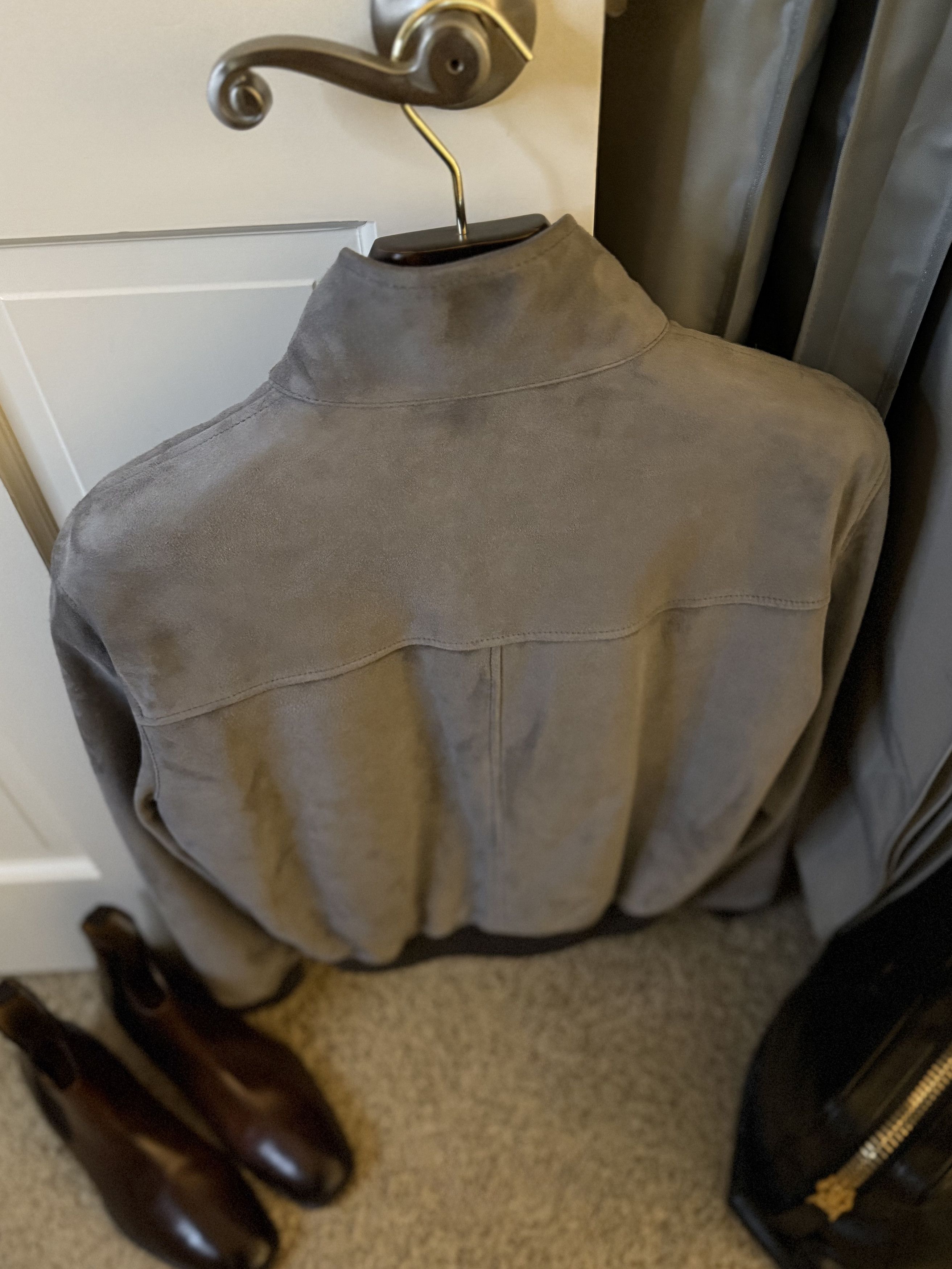 Alfred Dunhill Best Dressed Very Rare $7700 DUNHILL Soft Lamb Suede Jacket Size US M / EU 48-50 / 2 - 13 Thumbnail
