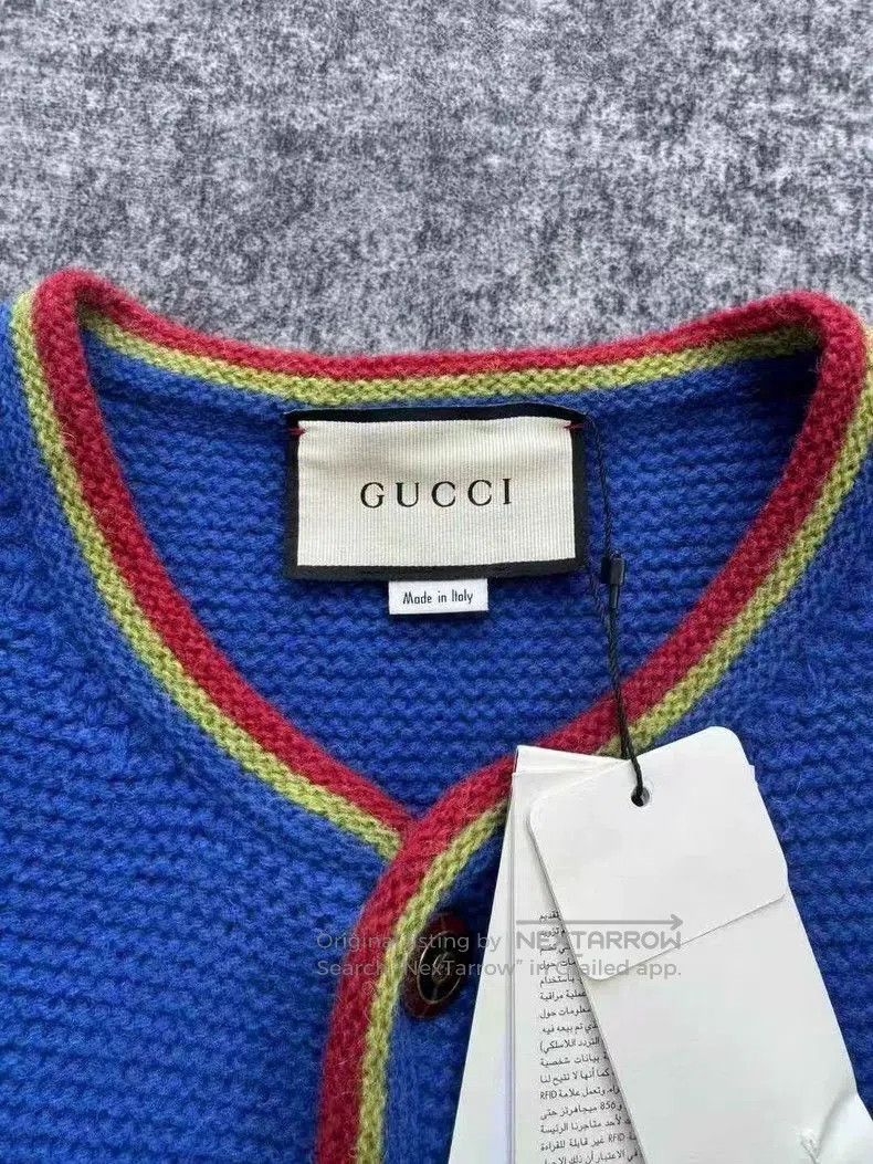 Gucci Gucci Blue Wool Preppy Style Jacket. Size US M / EU 48-50 / 2 - 3 Thumbnail