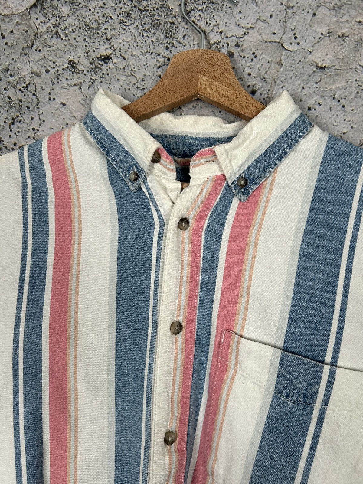 Zara Zara Overshirt Stripped Streetwear Hype Rock Punk Skate Size US L / EU 52-54 / 3 - 3 Thumbnail
