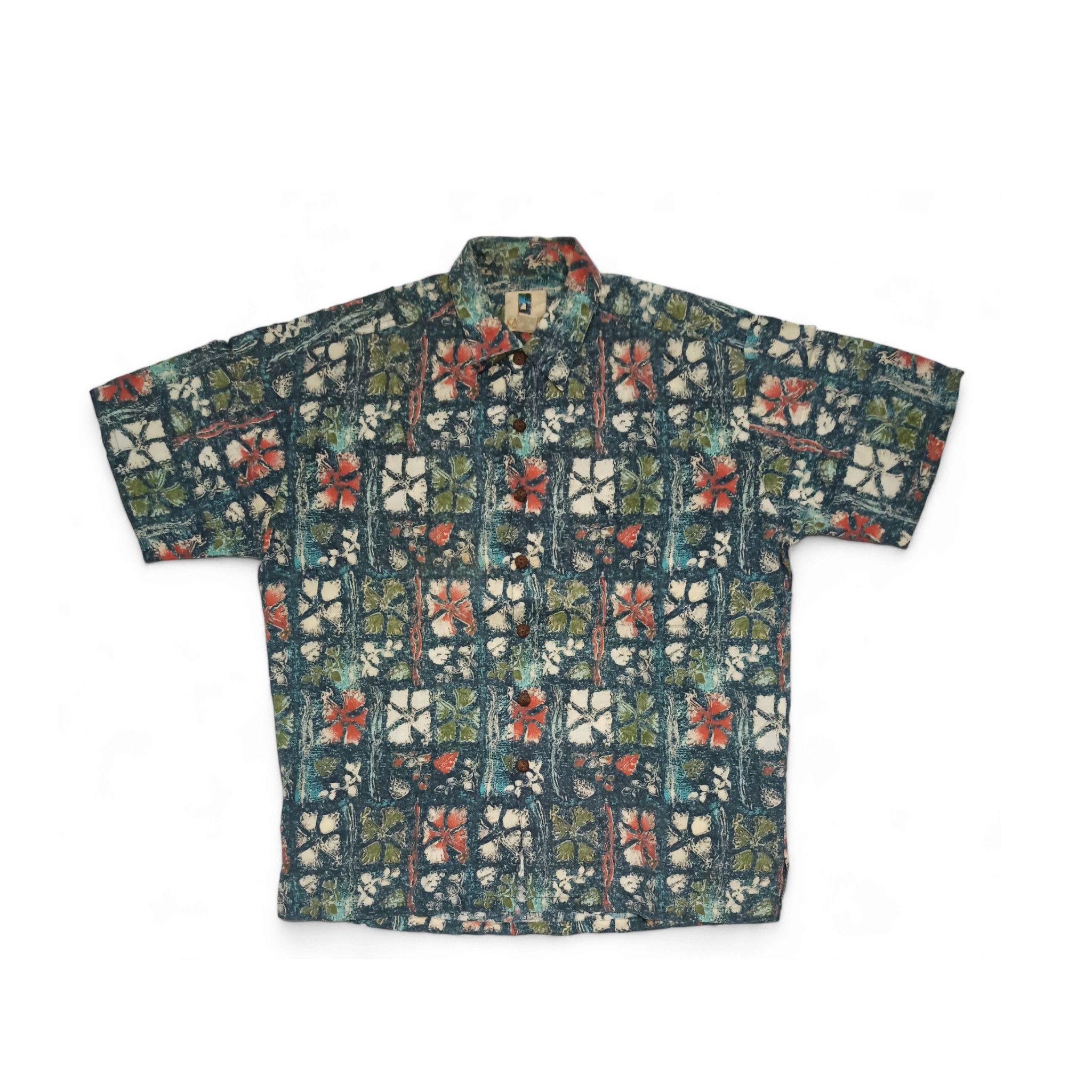 Vintage Vintage Kahala Floral Rayon Cotton Linen Hawaiian Shirt Size US L / EU 52-54 / 3 - 1 Thumbnail
