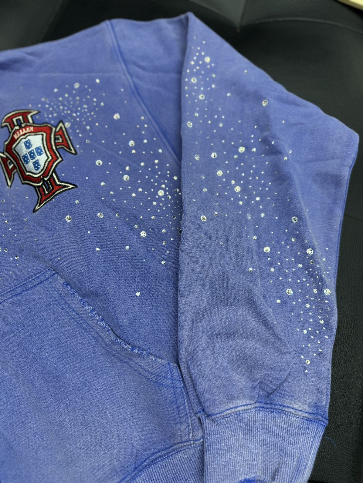 Vale Valley Hoodie Stone Zip Up Blue Crystals Size Small (NEW) Size US S / EU 44-46 / 1 - 8 Thumbnail
