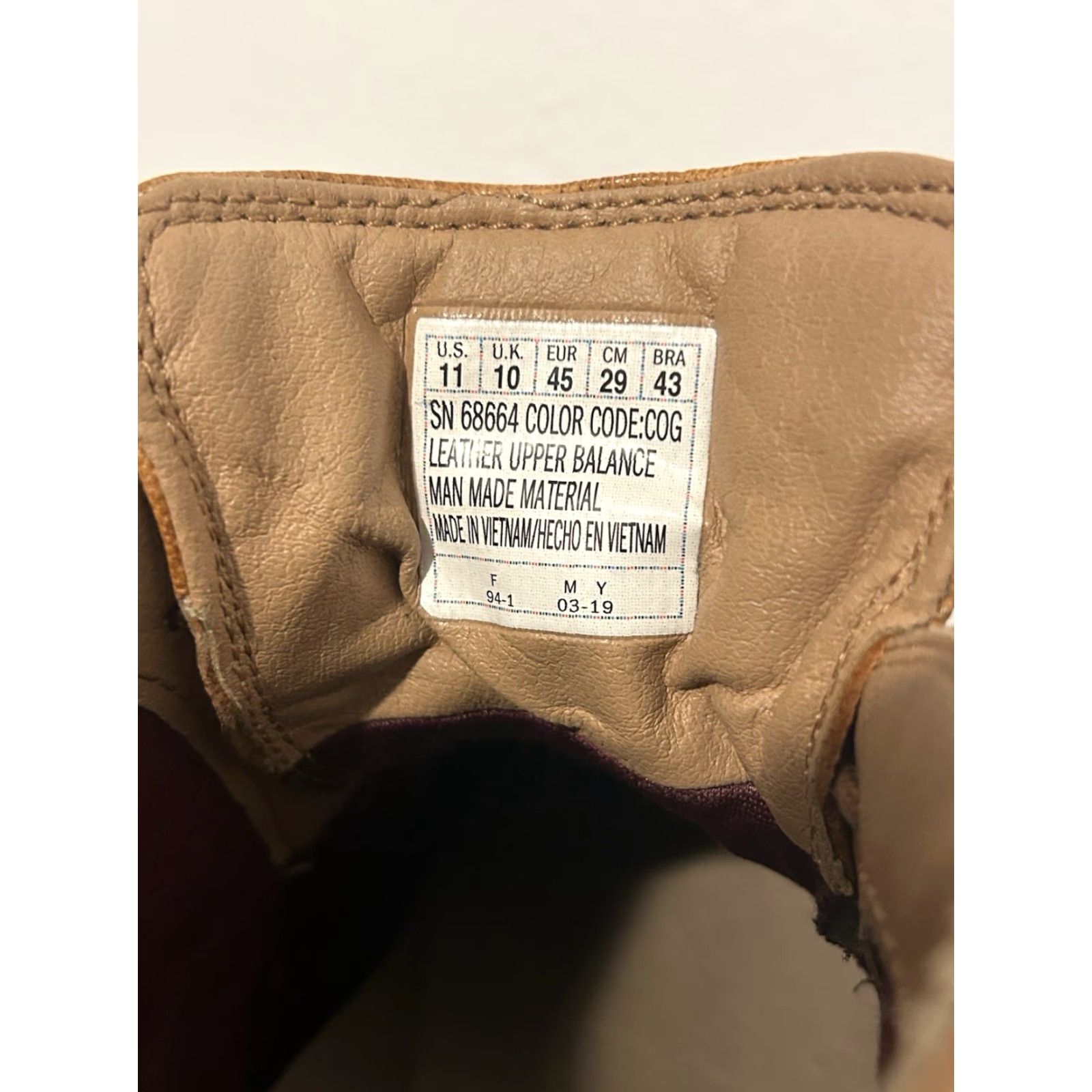Vintage VINTAGE? No. Just rearrange: Mark Nason Mens Boot LaceUp Chelsea Leather Mid Chukka Brown Tan 11 Leather Upper Insole Outsole Casual Mens Shoes Size US 11 / EU 44 - 8 Thumbnail