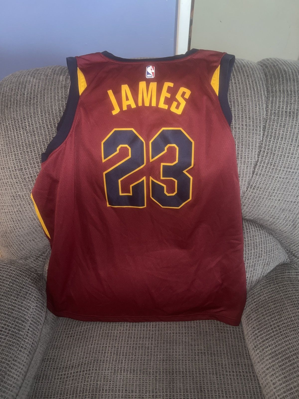 Nike Nike NBA Dri-Fit Cleveland Cavaliers #23 LeBron James Jersey Size US XXL / EU 58 / 5 - 5 Thumbnail