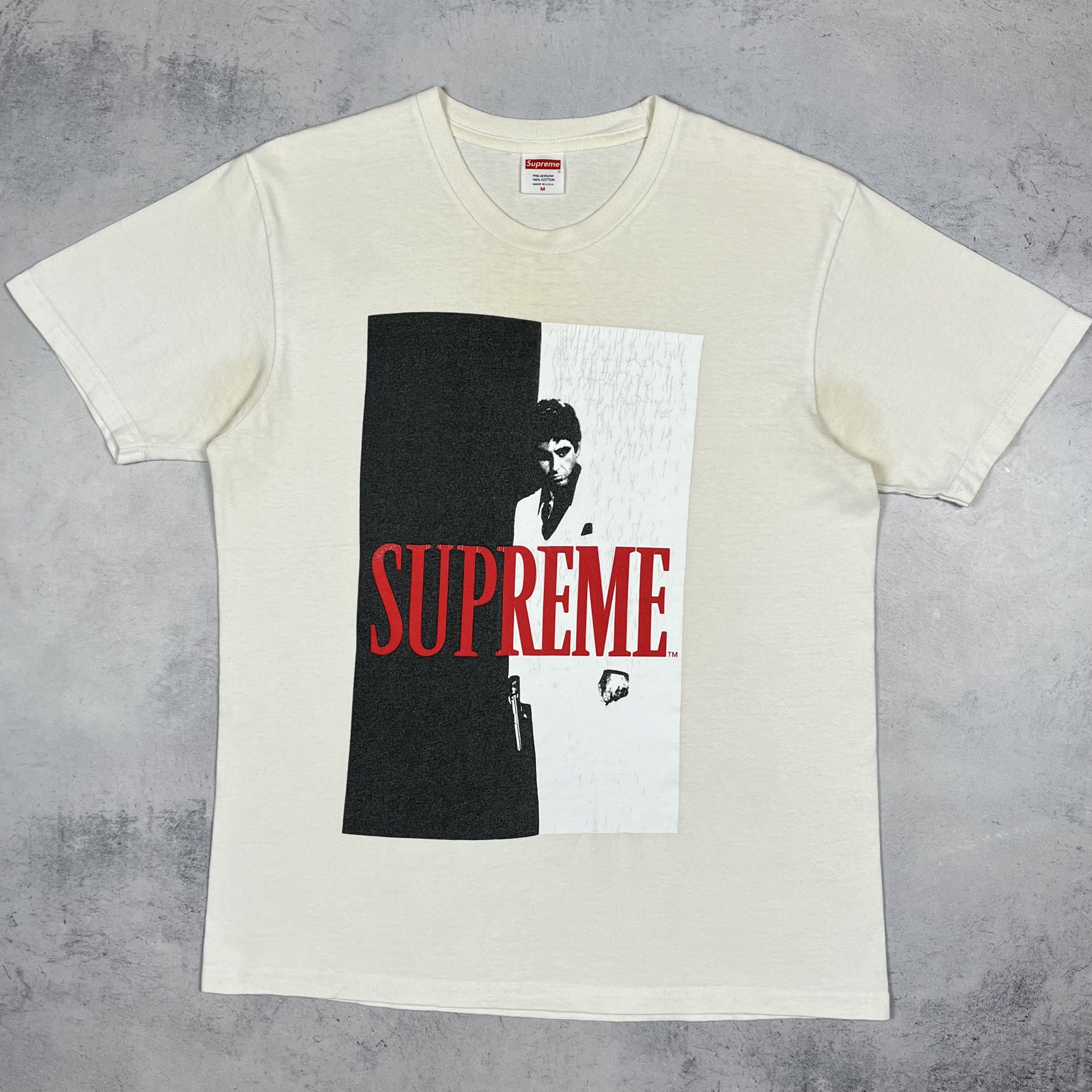 Supreme Supreme ScarFace Split Big Logo T Shirt Size US M / EU 48-50 / 2 - 2 Thumbnail