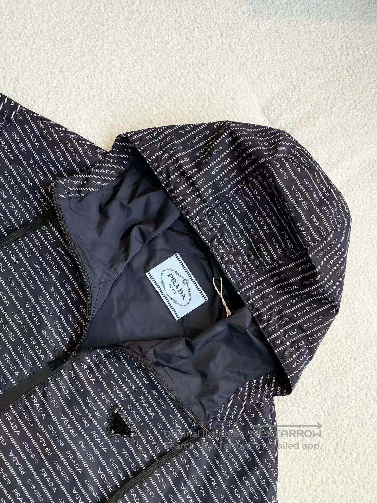 Prada Prada Full of printed logo jacket| Size XS / US 0-2 / IT 36-38 - 4 Thumbnail