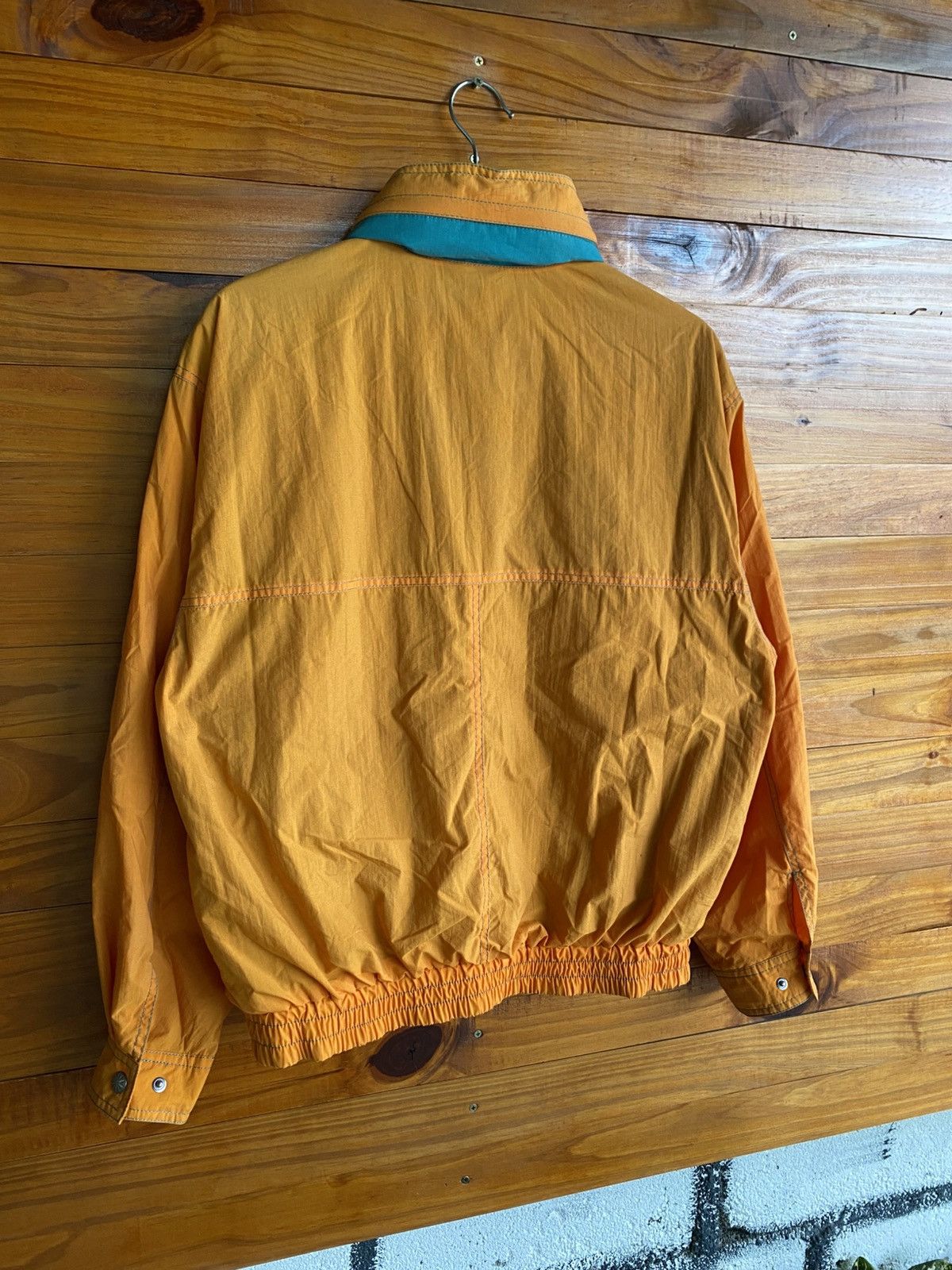 Vintage Vintage Adria Sports Nylon Jacket – Orange & Teal Line Size US M / EU 48-50 / 2 - 13 Thumbnail