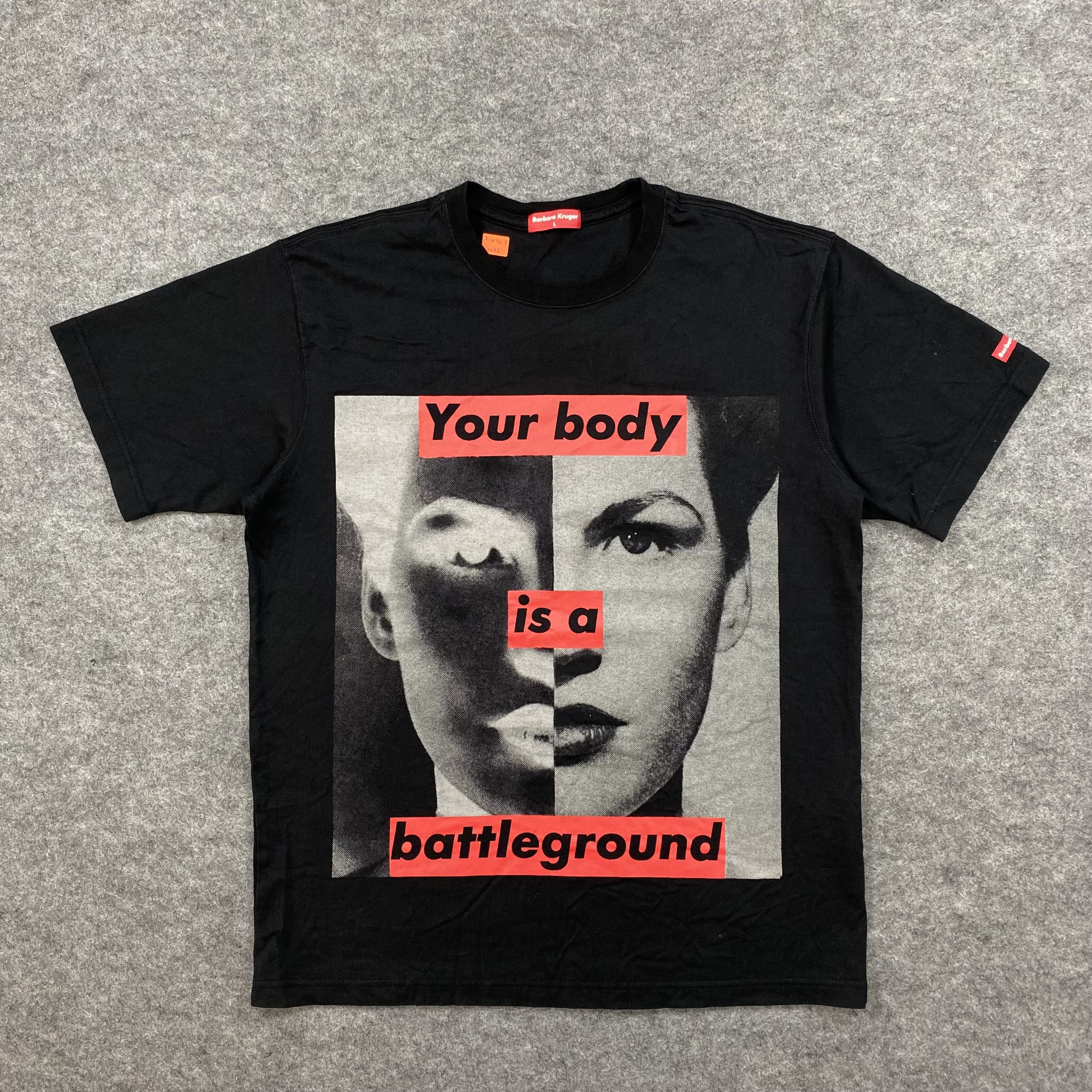 Barbara Kruger barbara kruger Your body is a battleground Tshirt-M082 Size US L / EU 52-54 / 3 - 1 Thumbnail