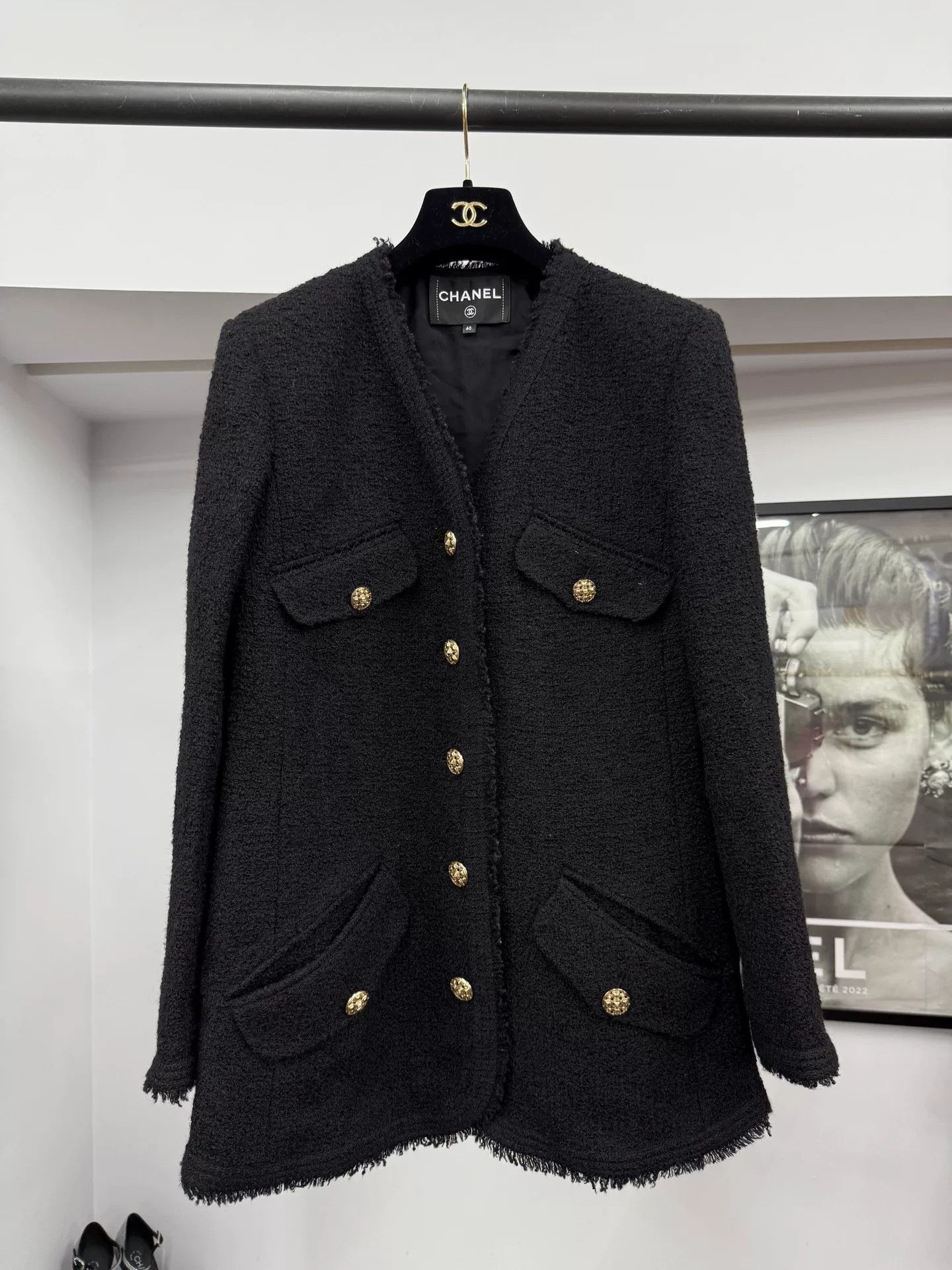 Chanel Chanel Rue Cambon V-Neck Jacket Size US M / EU 48-50 / 2 - 1 Thumbnail
