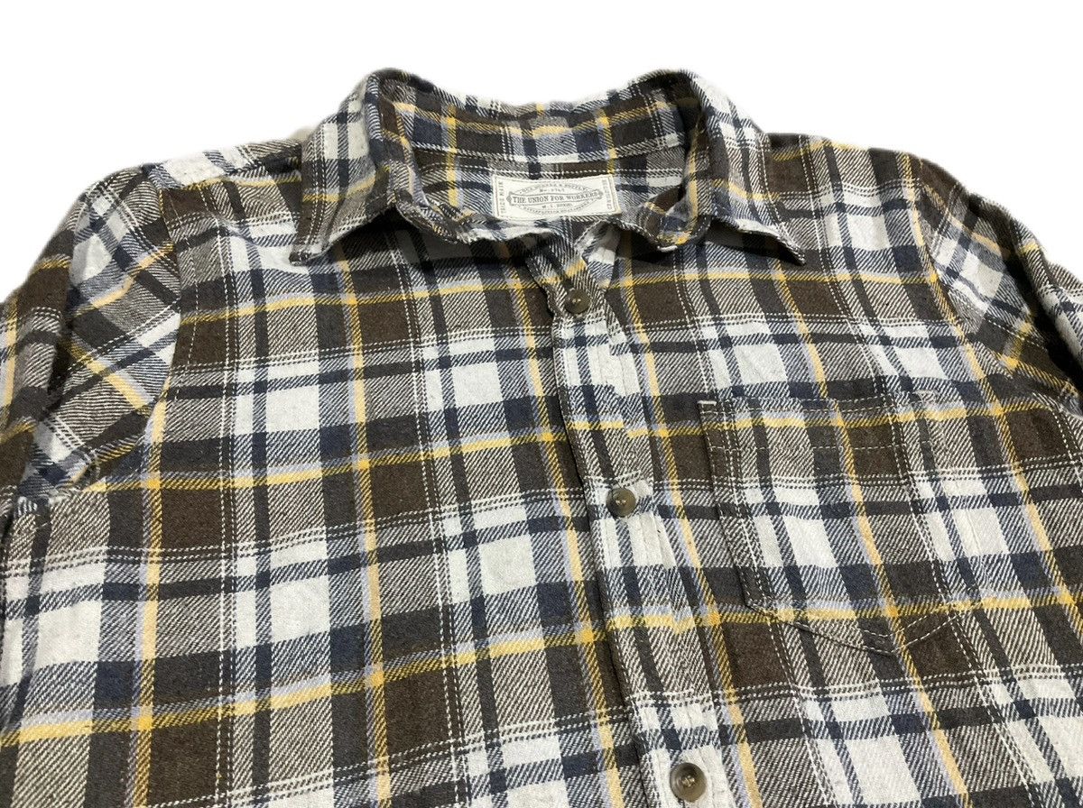 Hysteric Glamour × If Six Was Nine × Japanese Brand 🔥Sick Y2K G.O.A. Flannel Shirt Size US M / EU 48-50 / 2 - 3 Thumbnail