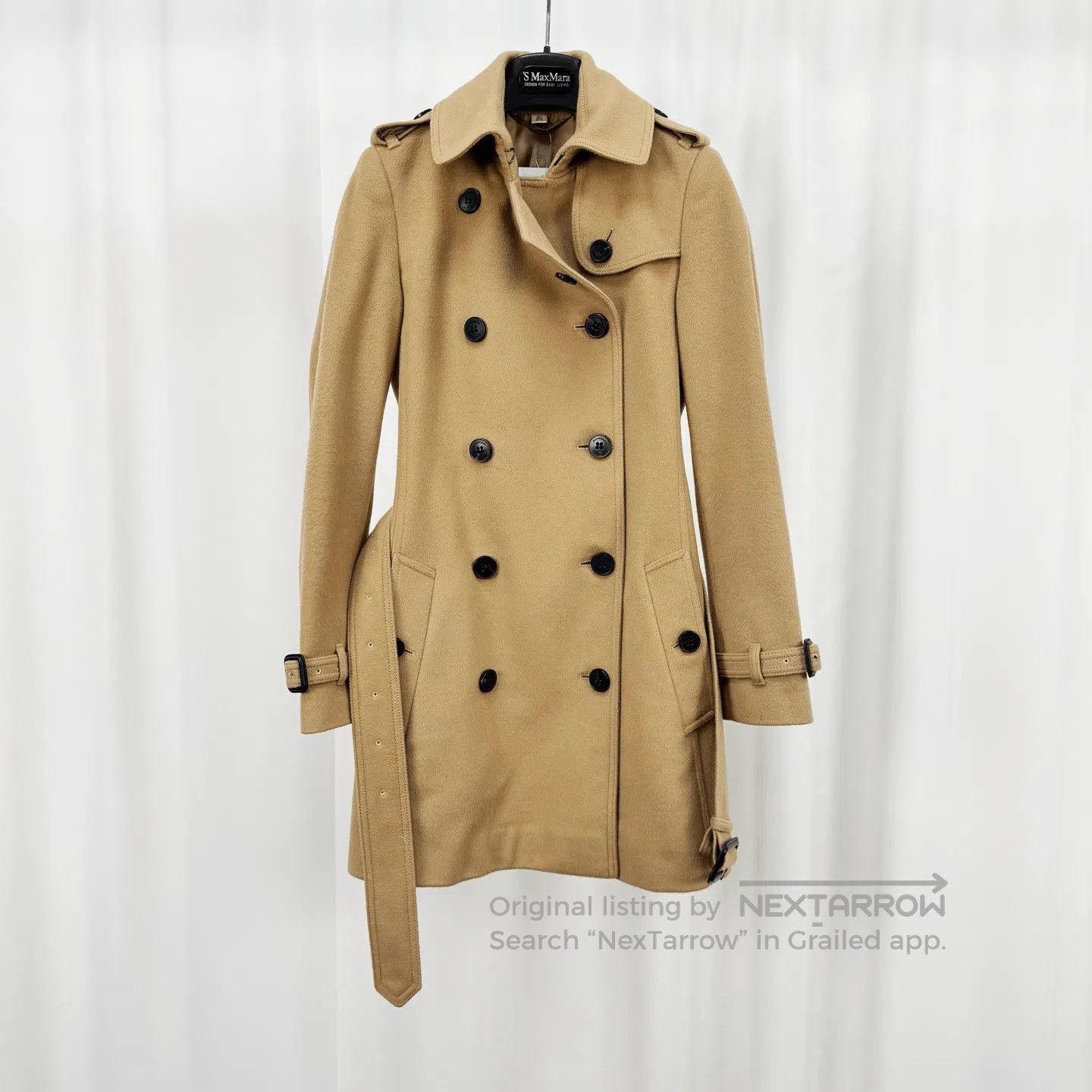 Burberry Burberry Camel Wool Double. Size M / US 6-8 / IT 42-44 - 1 Thumbnail