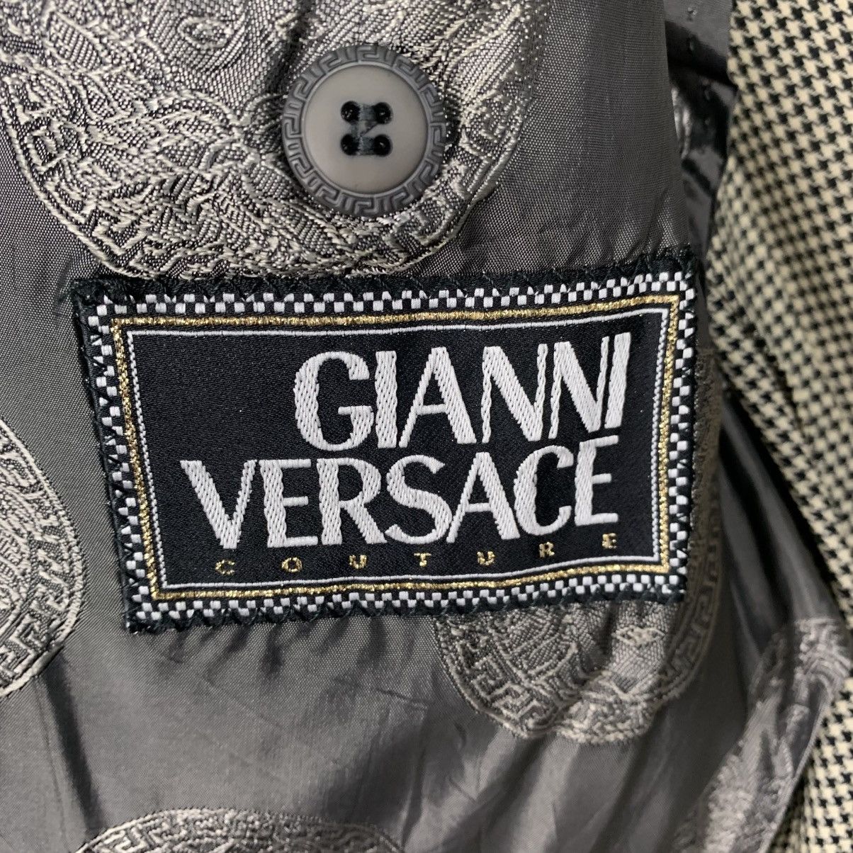 Versace Vintage Gianni Versace Couture Wool Blazer Jacket Size US M / EU 48-50 / 2 - 15 Thumbnail