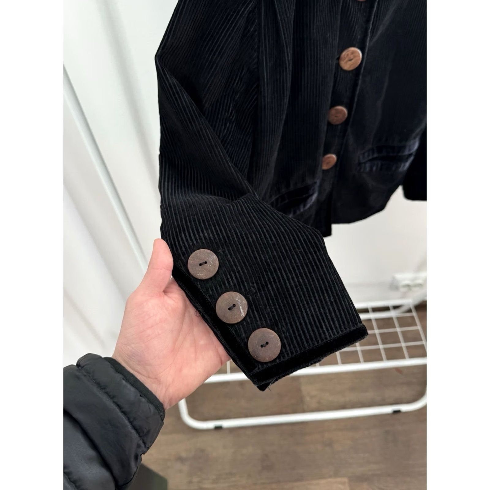 Yves Saint Laurent VINTAGE Saint Laurent Rive Gauche Women's Corduroy Blazer Jacket Button Up Sz 34 Size S / US 4 / IT 40 - 5 Thumbnail