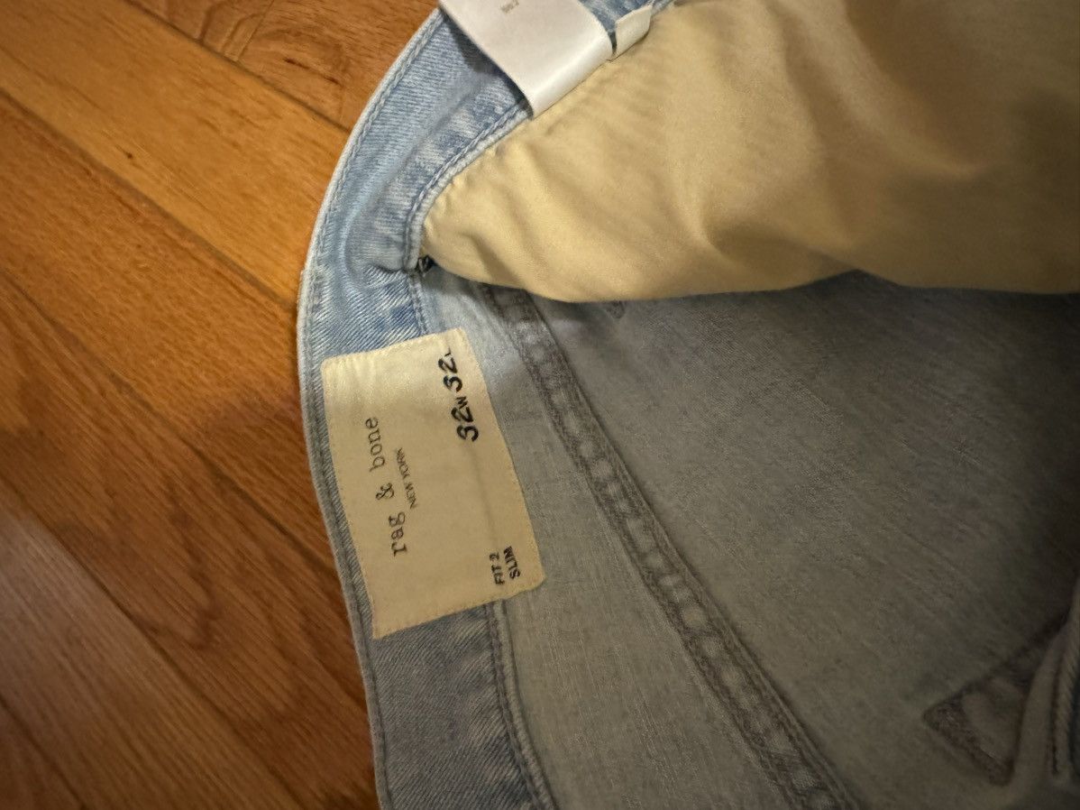 Rag & Bone Rag & Bone Light Wash Slim “Fit 2” Jeans Size US 32 / EU 48 - 3 Thumbnail