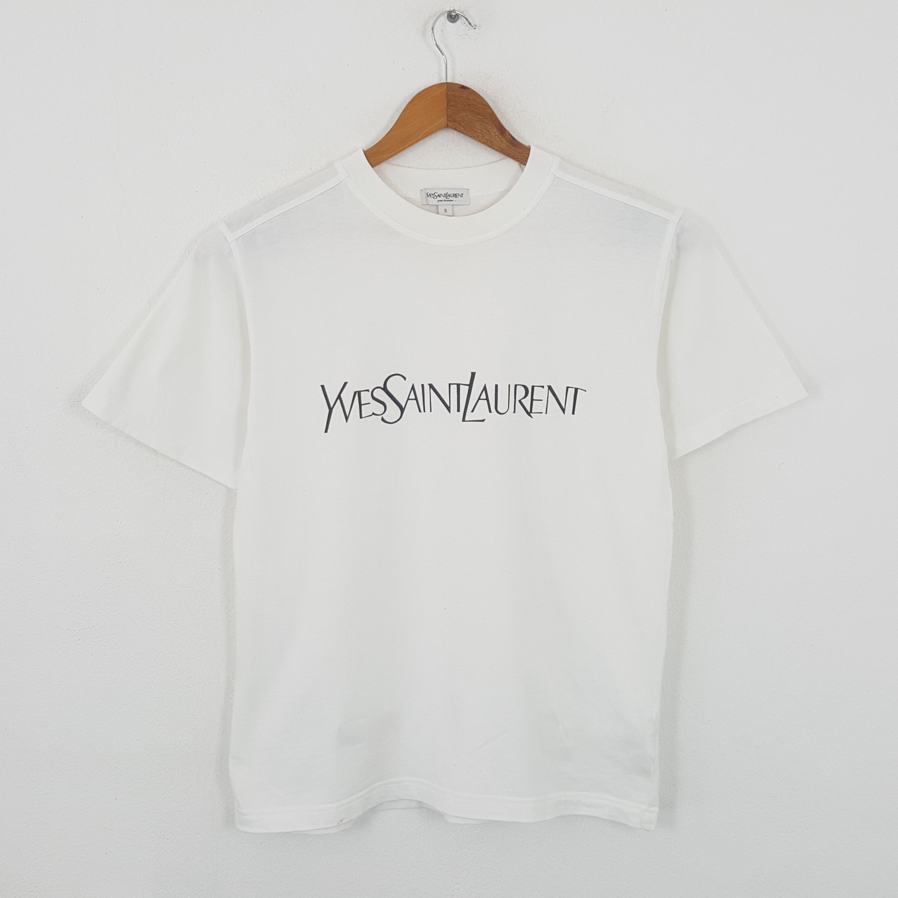 Vintage × Yves Saint Laurent Vintage YVES SAINT LAURENT Italian Brand T-Shirts Size US L / EU 52-54 / 3 - 1 Thumbnail