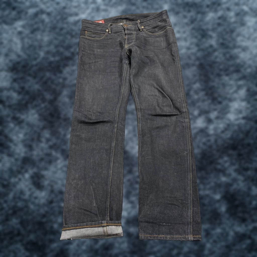 Freenote Cloth Freenote Cloth Jeans Mens 30x30 Black 02 Slim Straight Red Selvedge Japanese USA Shirt Pants Regular Slim Jeans Men Black 30 in Inseam 30 Vintage No Size US 30 / EU 46 - 1 Thumbnail