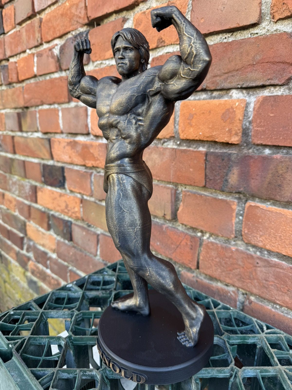 Other Gym statue Arnold Schwarzenegger 37cm Size ONE SIZE - 5 Thumbnail