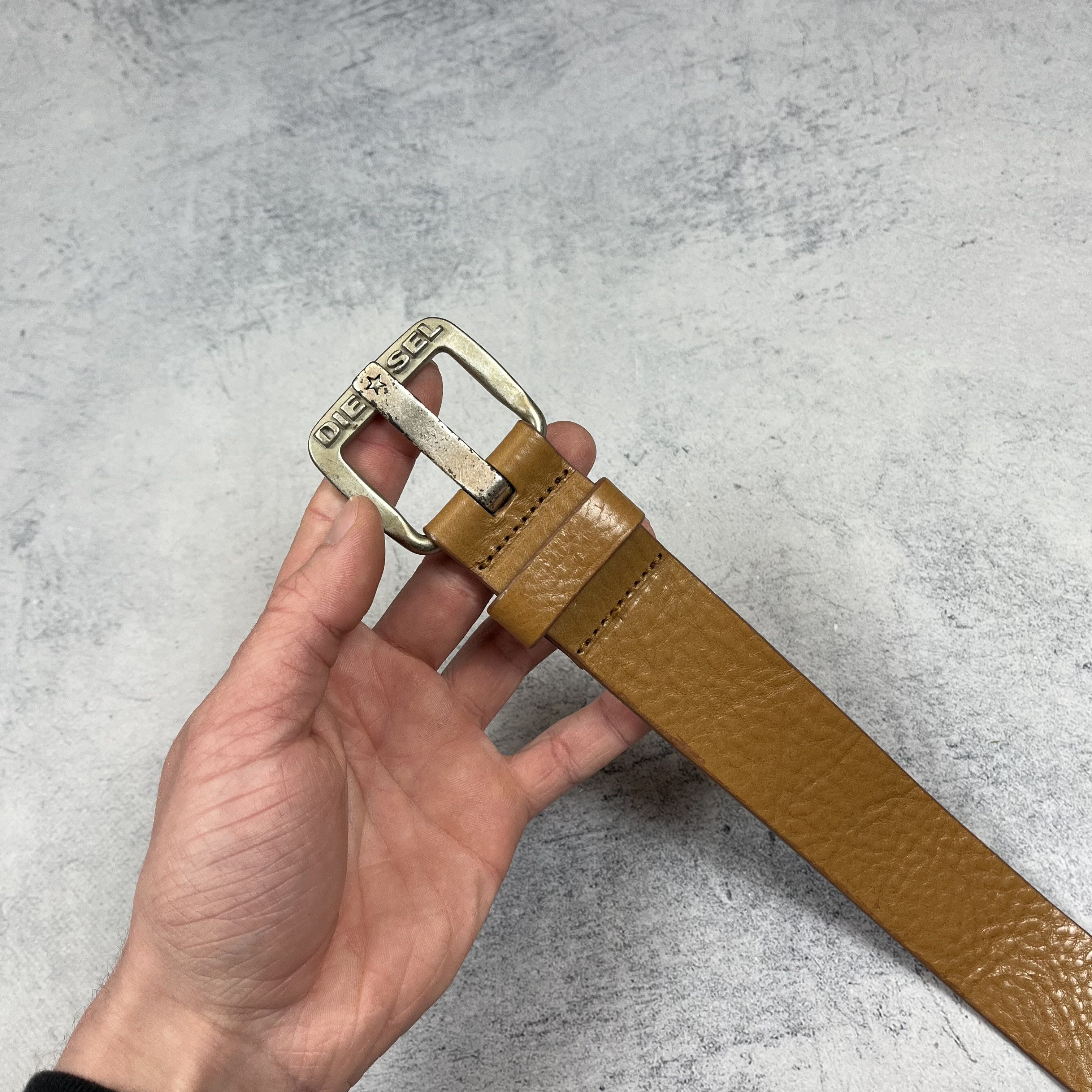 Diesel Vintage Diesel B-Star Leather Y2K Belt 2000’s Size ONE SIZE - 3 Thumbnail
