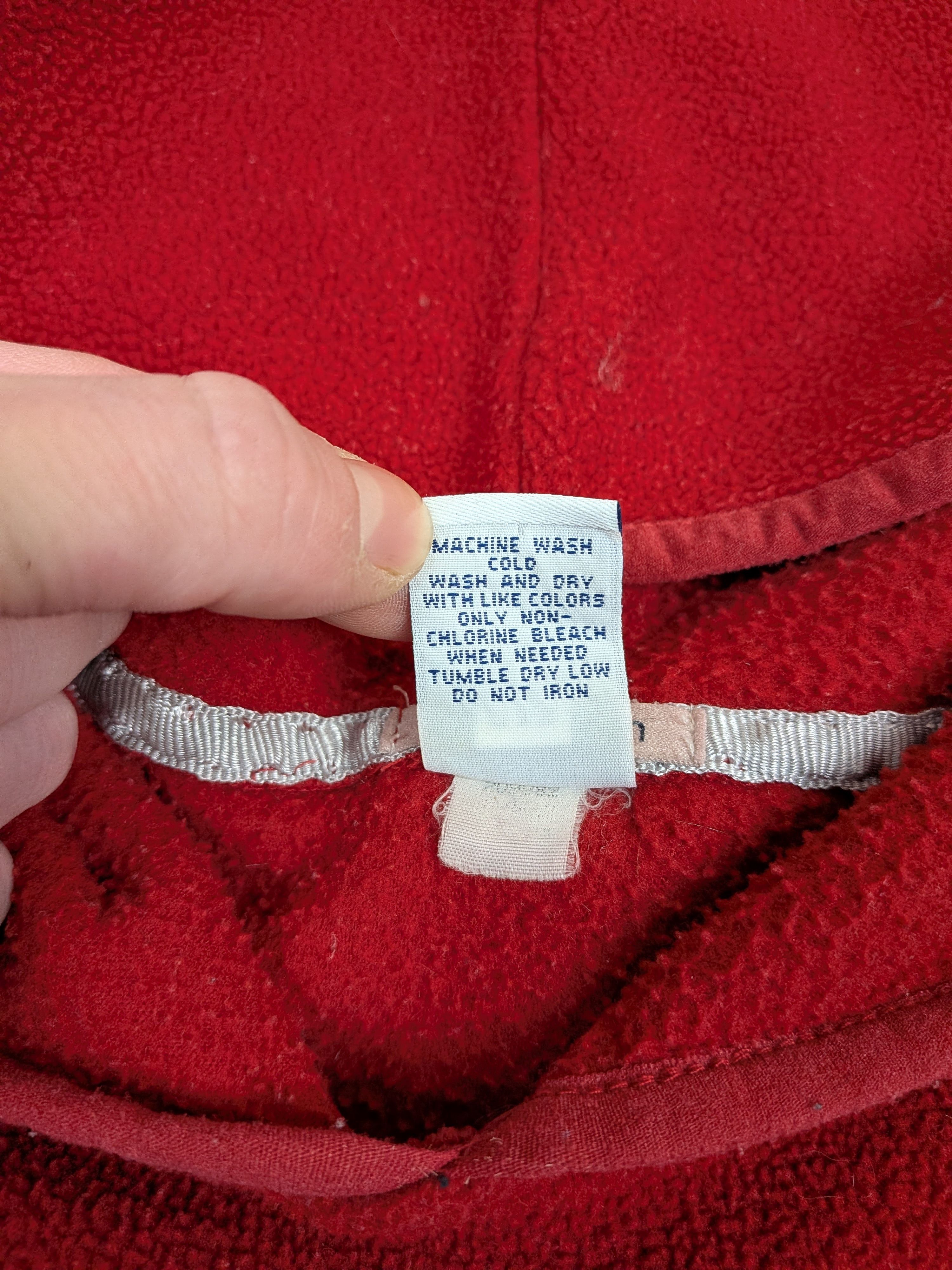 Gap GAP Factory Store Burgundy Fleece Hoodie Embroidered Size S Size S / US 4 / IT 40 - 7 Thumbnail