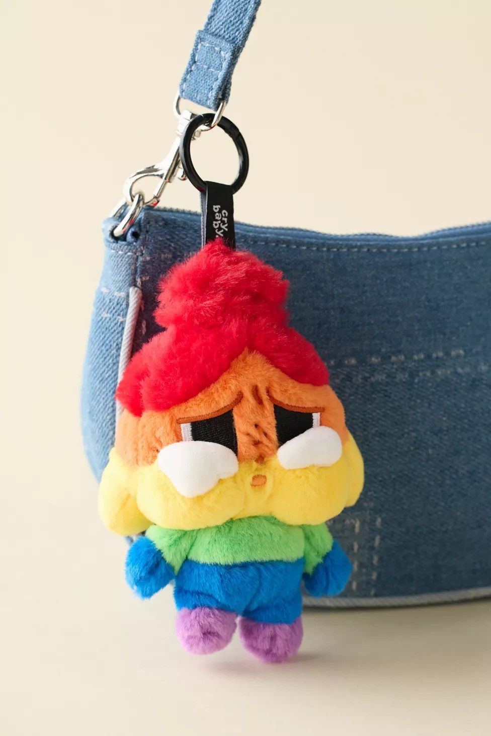 POP MART POP MART CRYBABY Cheer Up, Baby Series Plushie Keychain Size ONE SIZE - 2 Thumbnail