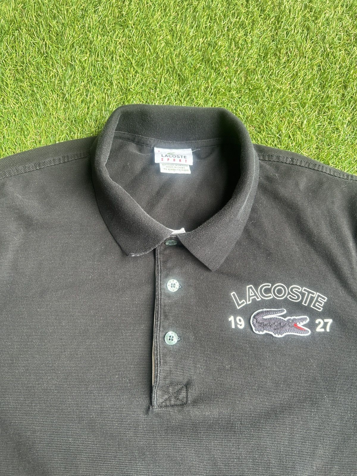 Lacoste Lacoste Sport Polo Shirt Black Men’s Size 7 Size US XL / EU 56 / 4 - 2 Thumbnail