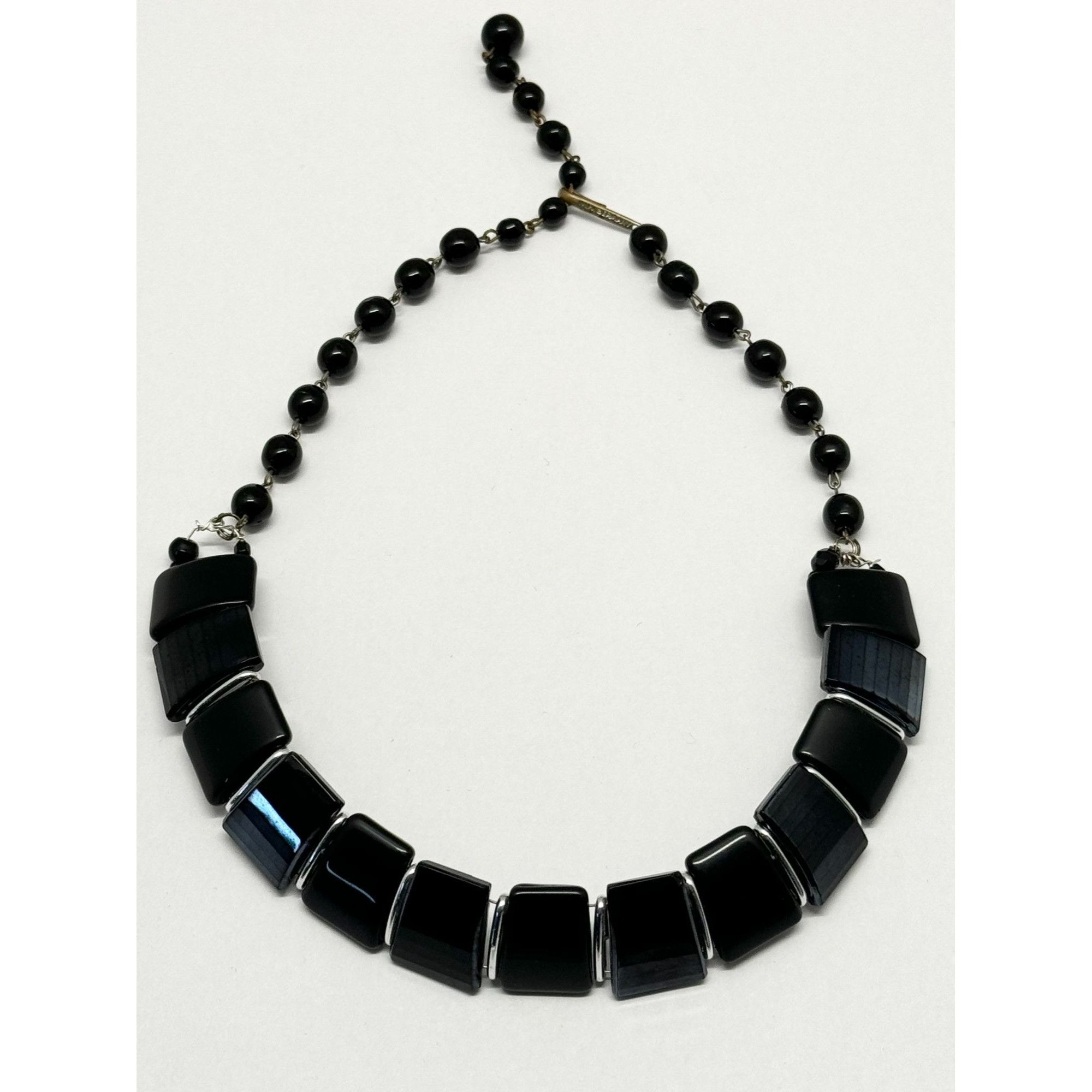 Vintage West Germany Glass beaded collar vintage necklace Size ONE SIZE - 1 Thumbnail