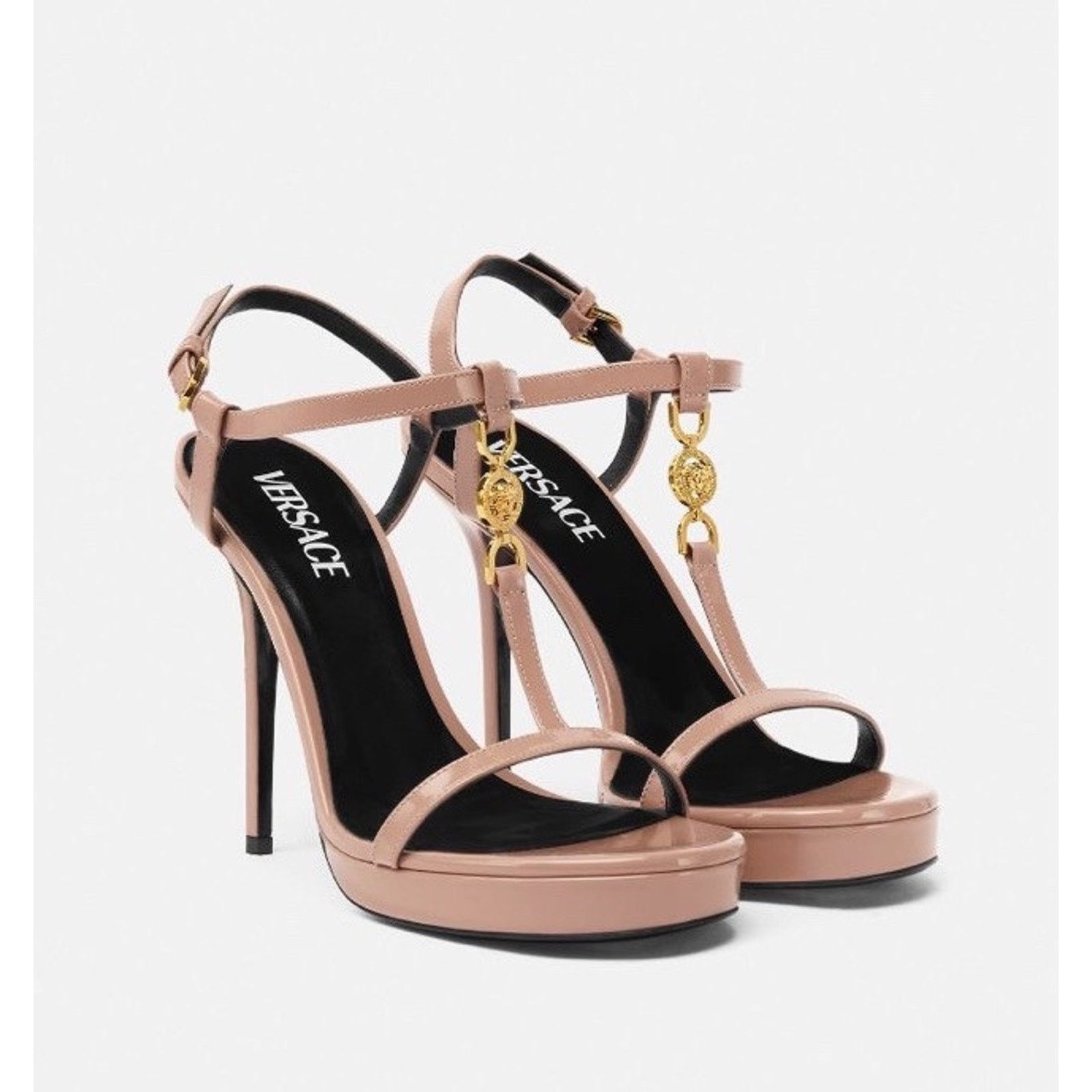 Versace Versace Leather Pump Shoes Sandals Blush 10 US 013713 Size US 10 / IT 40 - 1 Thumbnail