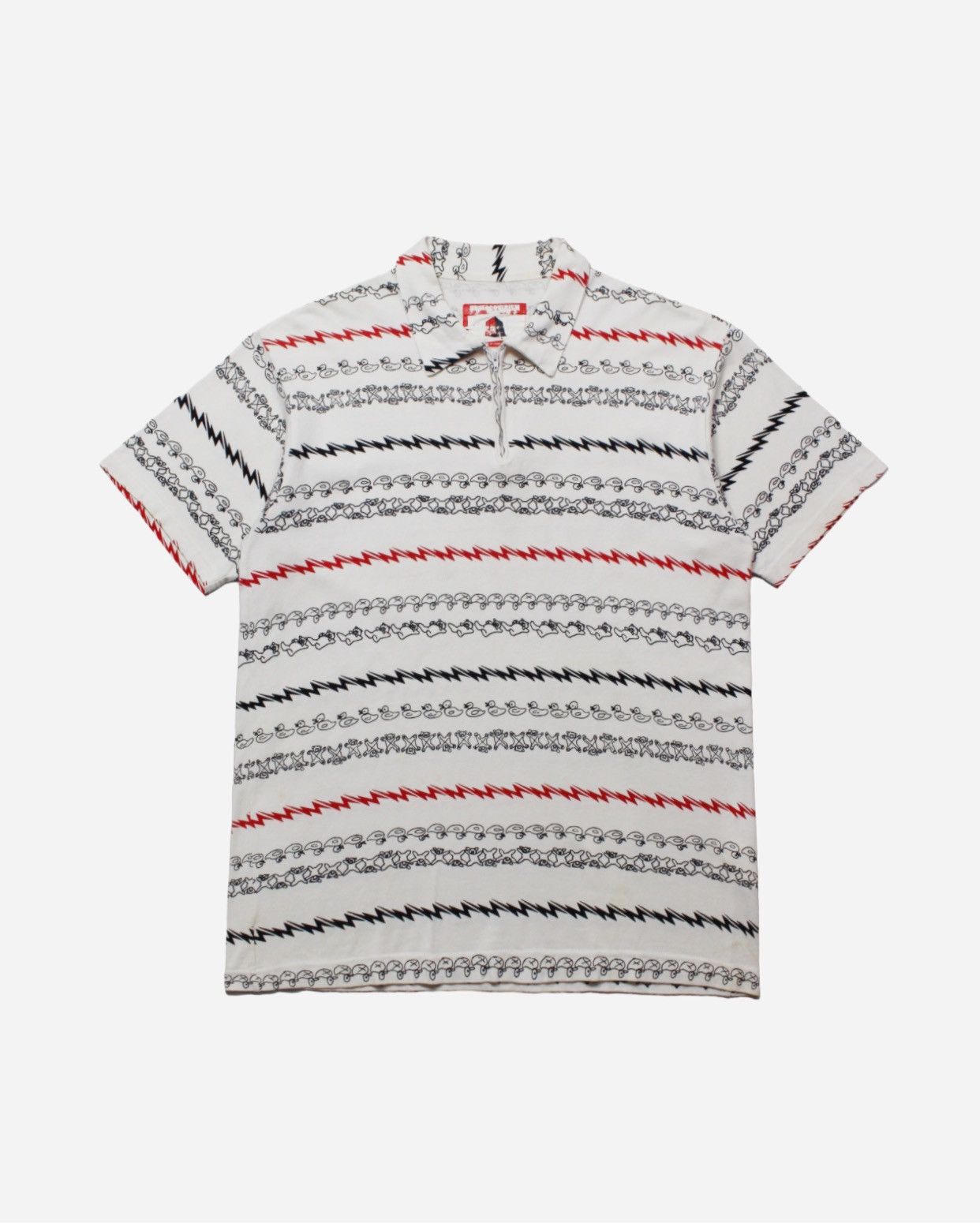 Undercover SS2014 UNDERCOVERISM ZIP UP POLO SHIRT Size US L / EU 52-54 / 3 - 1 Thumbnail