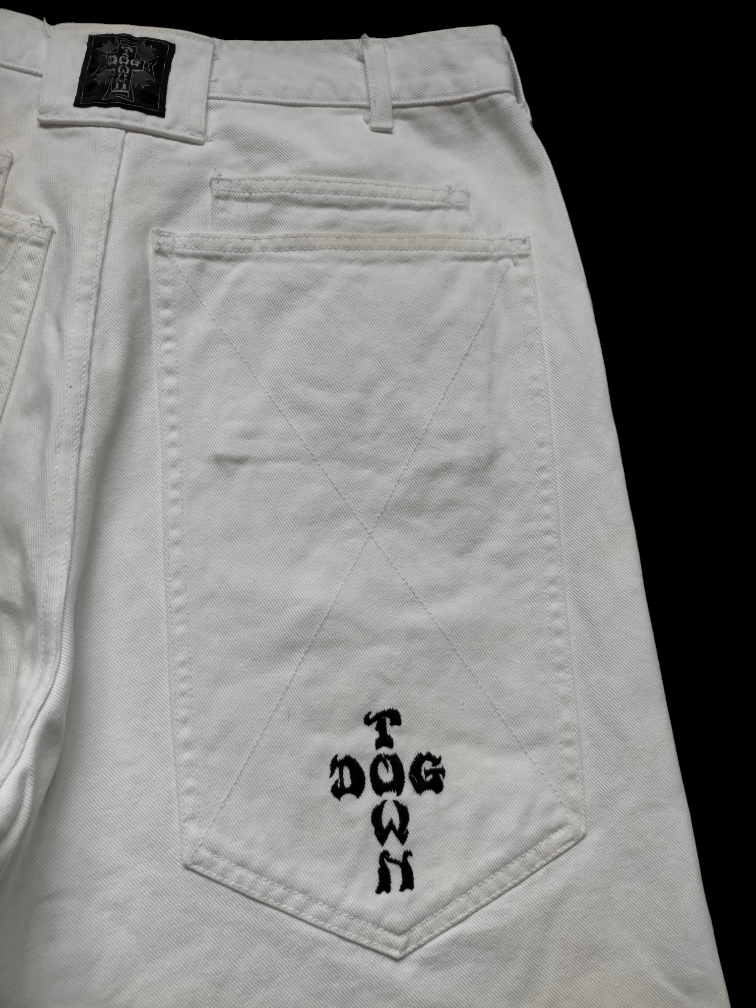 Dogtown Dog Town Embroidered Dragon Baggy Jeans Hip Hop style Size US 31 - 13 Thumbnail