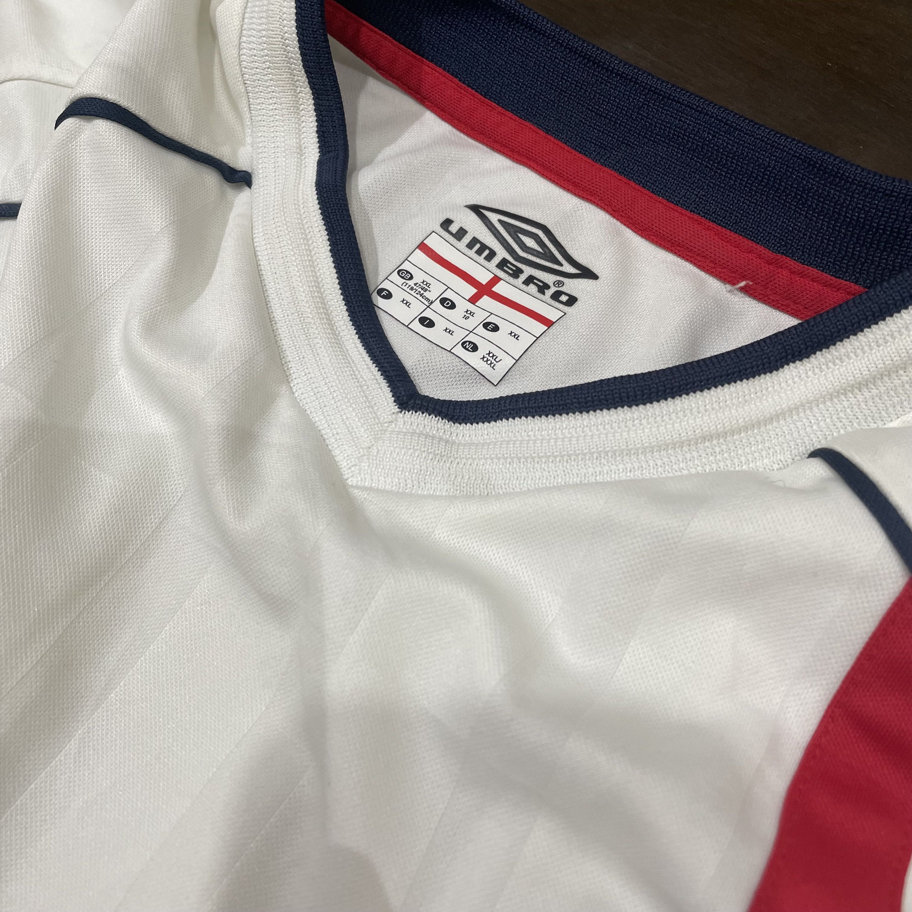Umbro × Vintage Umbro England National Team 2001-2003 Home Jersey XXL Size US XXL / EU 58 / 5 - 4 Thumbnail