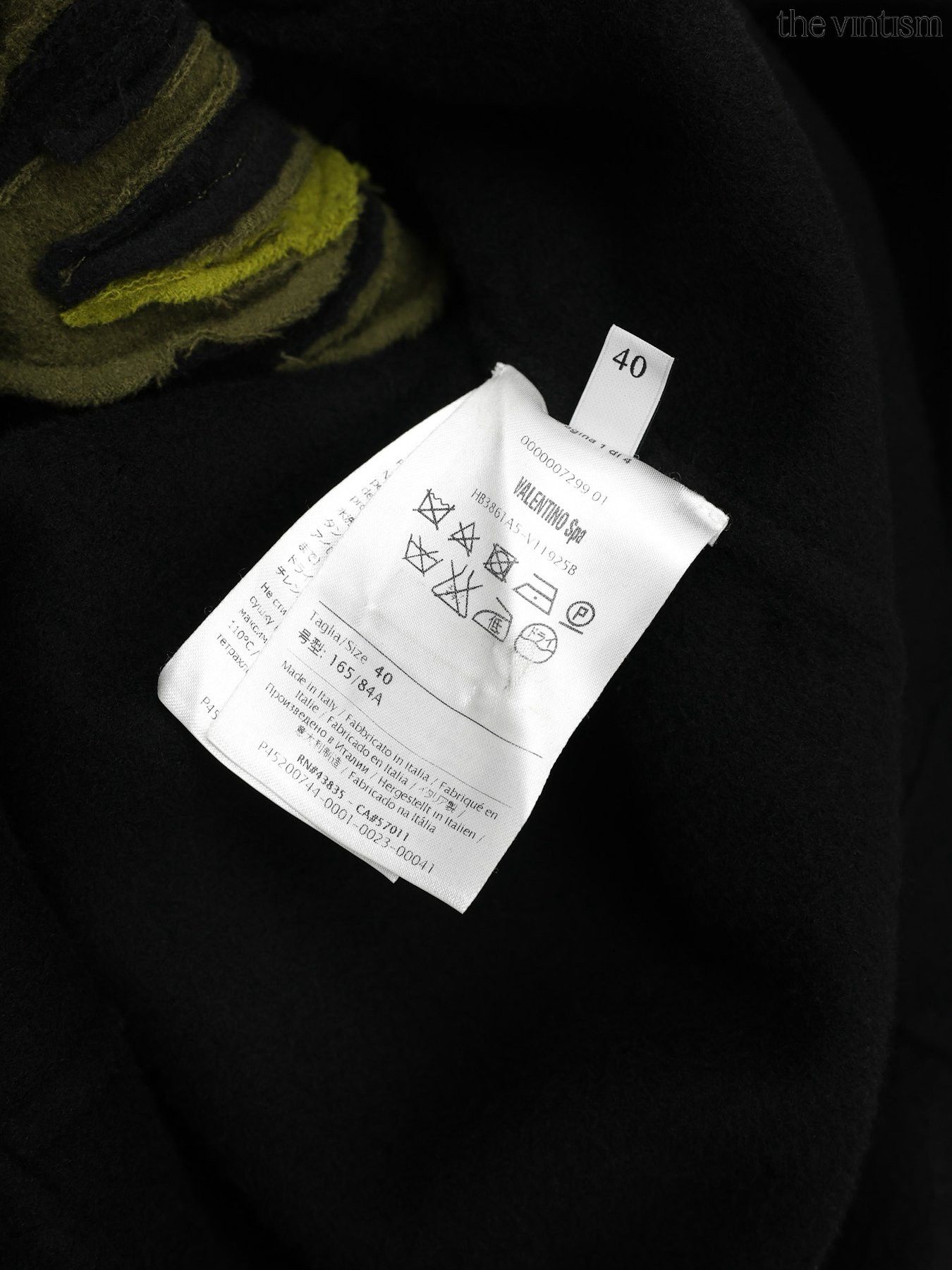 Valentino Valentino Black Virgin Wool & Cashmere Double-Faced Sweater Size S / US 4 / IT 40 - 10 Thumbnail