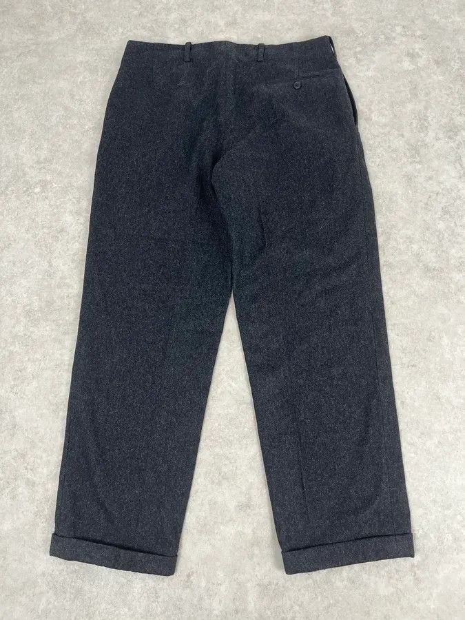 Gianfranco Ferre 2000s Gianfranco Ferré Dark Grey Wool Tailored Pants Size US 34 / EU 50 - 7 Thumbnail