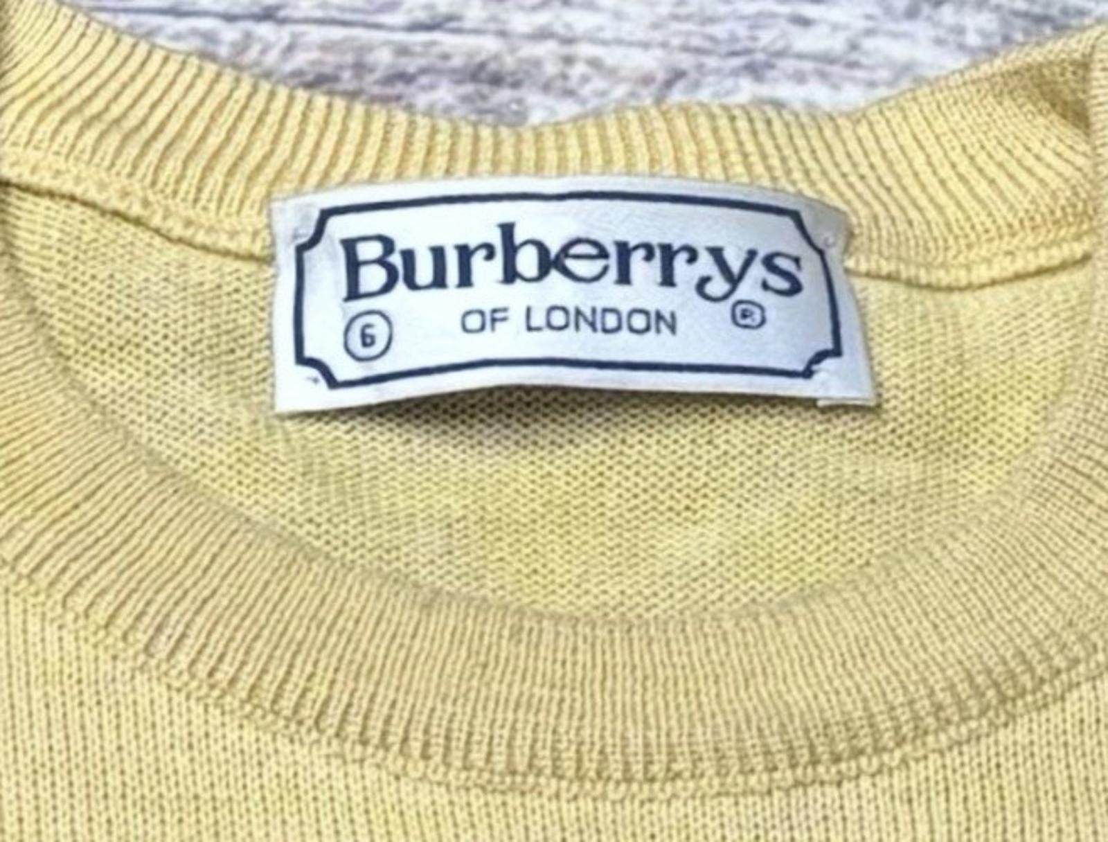 Burberry VTG Burberry Sweater Mens Size 6 Large Wool Blend Spain Size US L / EU 52-54 / 3 - 2 Thumbnail