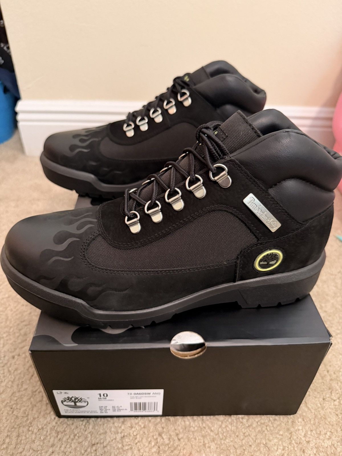 Timberland Timberland x LOSO Waterproof Boot - Jet Black Flame(Size 10) Size US 10 / EU 43 - 3 Thumbnail