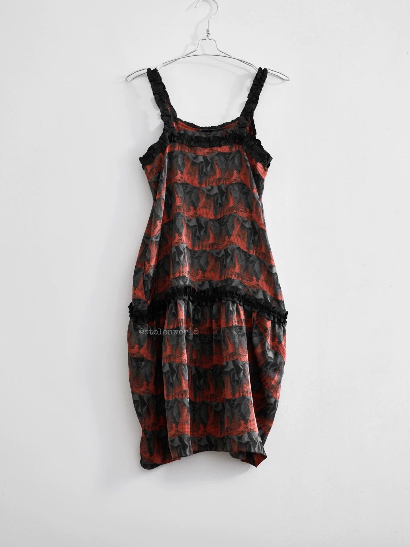 Comme des Garcons Comme des Garçons Women's 08 AW Bow Lace Suspender Dress Size XS / US 0-2 / IT 36-38 - 2 Thumbnail