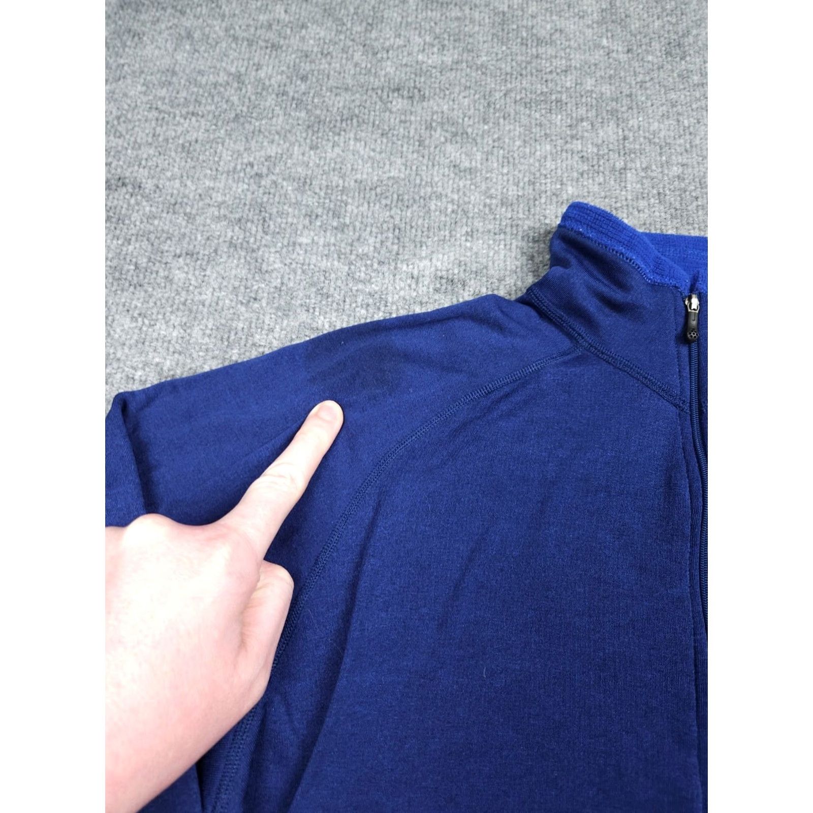 Patagonia Patagonia R1 Fleece Pullover Mens Medium Blue Quarter Zip Polartec Waffle USA Size US M / EU 48-50 / 2 - 6 Thumbnail