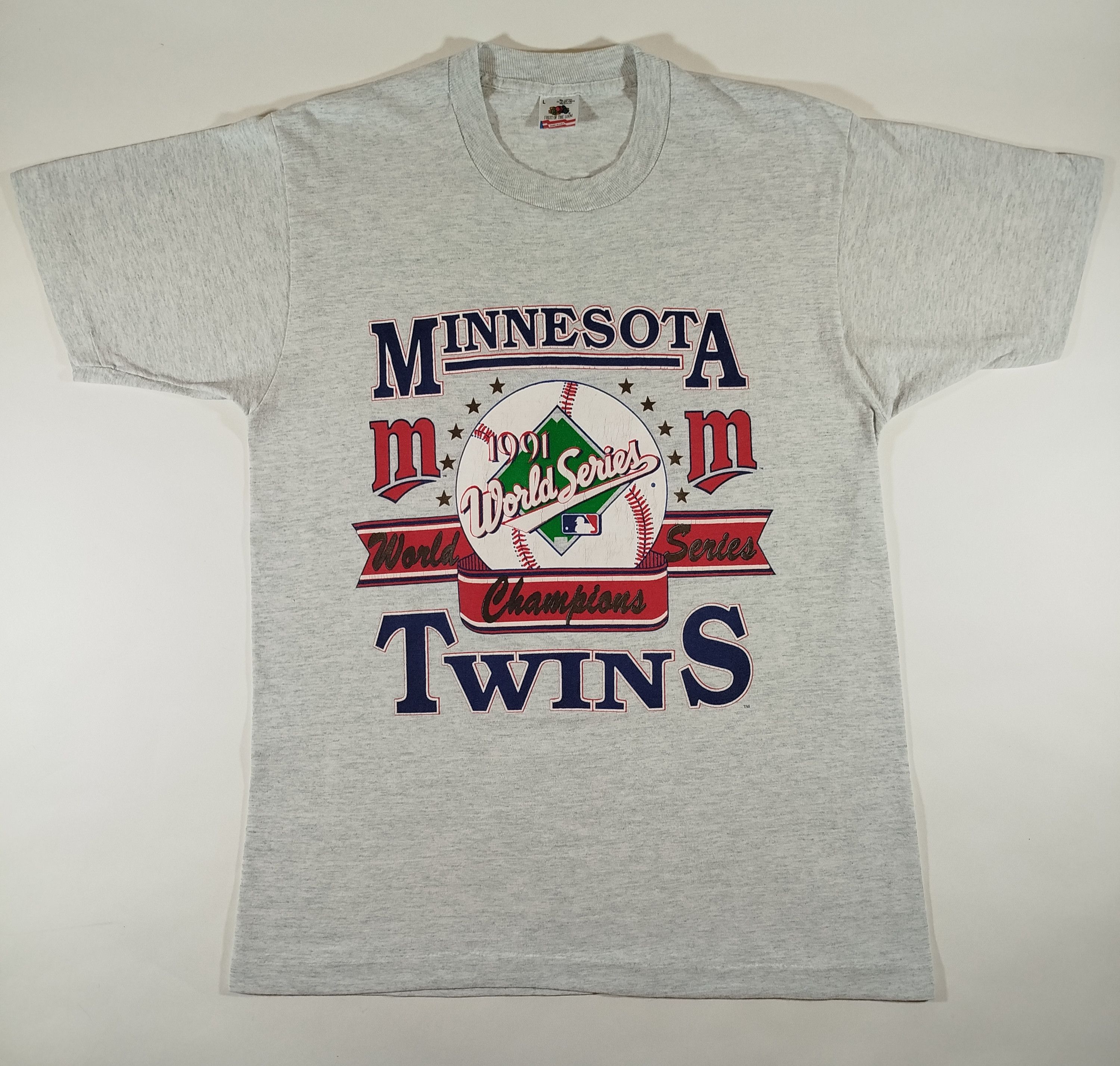 MLB Vintage Minnesota Twins Shirt Sz L 1991 World Series 90s Size US L / EU 52-54 / 3 - 1 Thumbnail