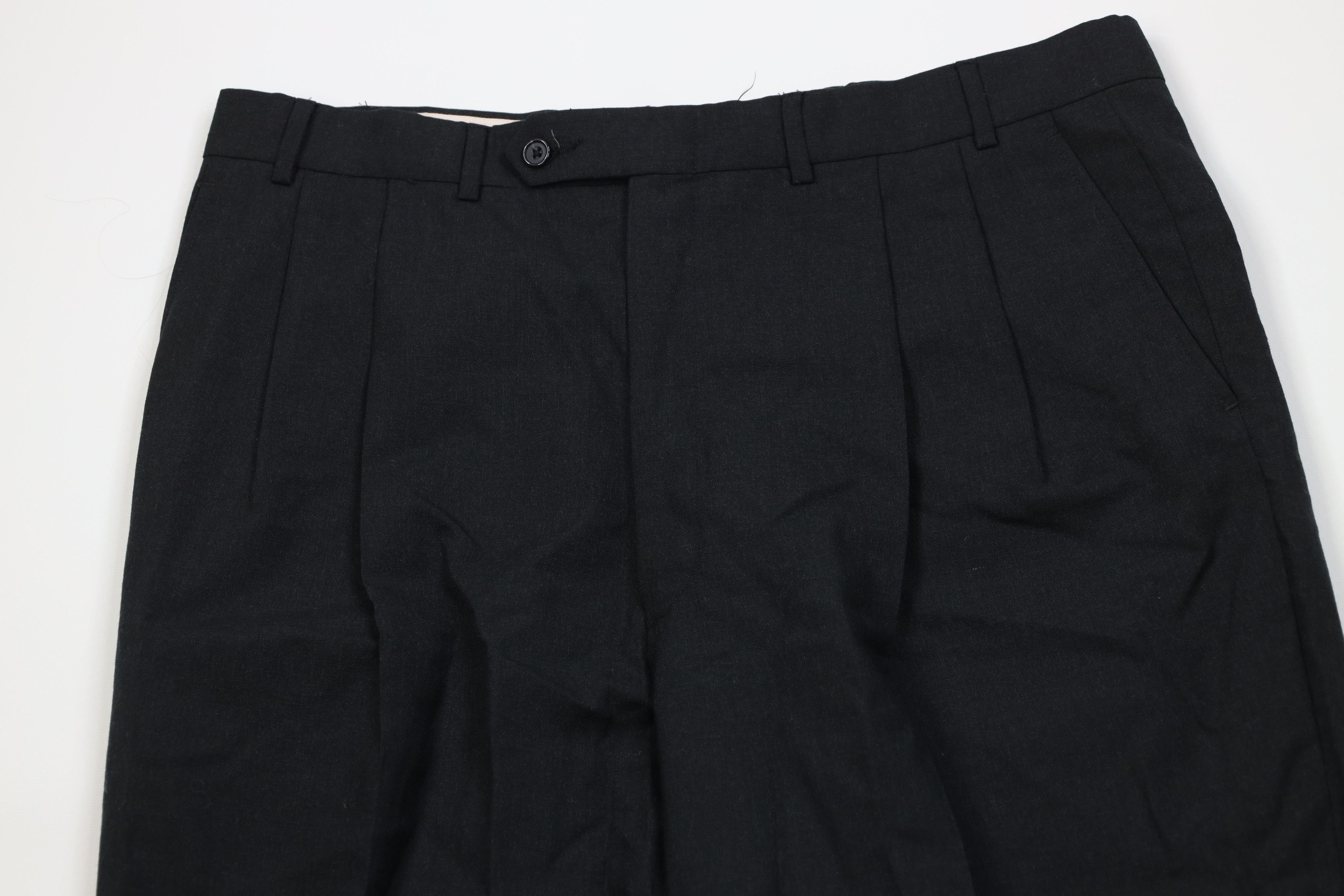 Vintage Vintage 90s Streetwear Wide Leg Chino Pants Charcoal Gray Size US 38 / EU 54 - 2 Thumbnail