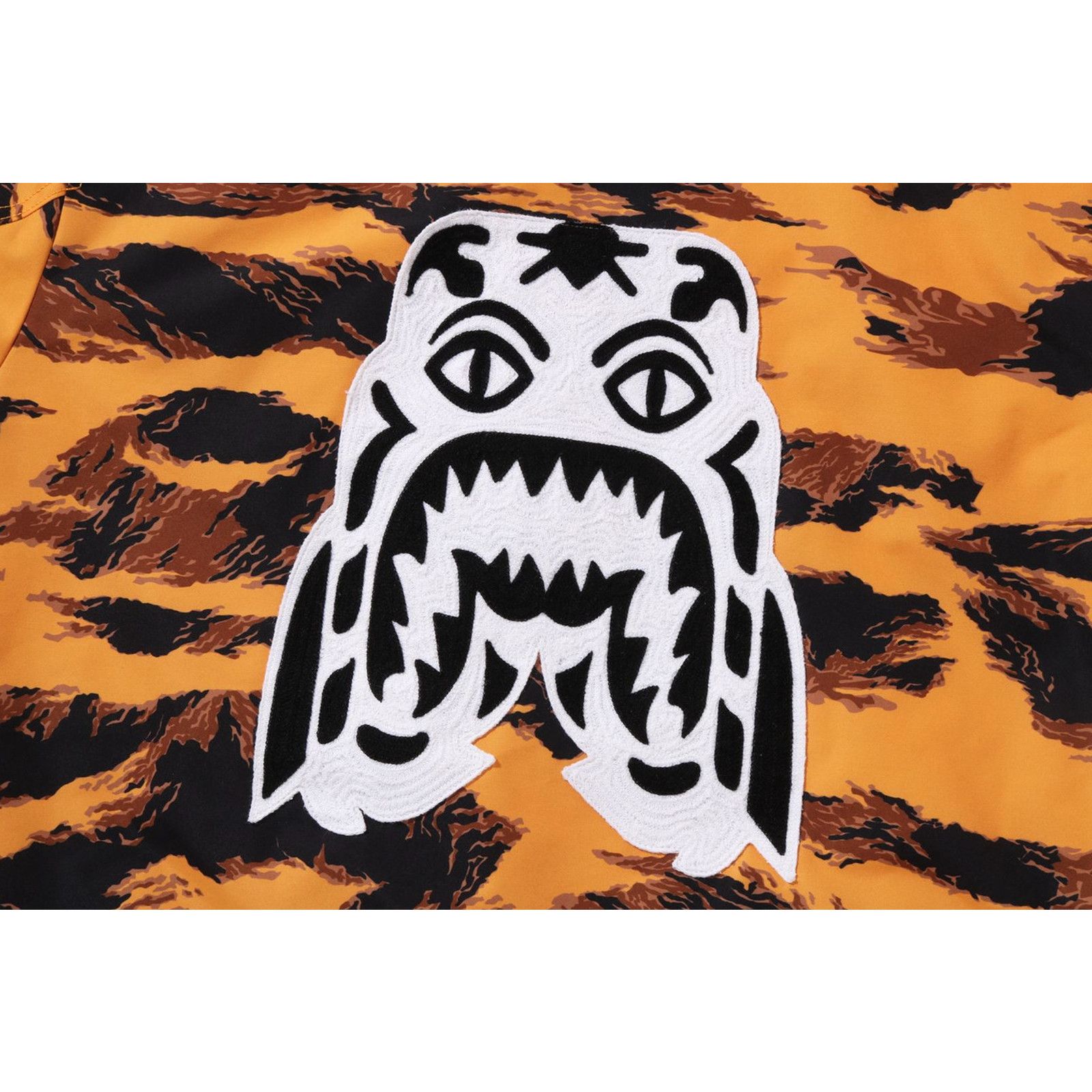 Bape Bape Tiger Camo Long MA-1 Orange Bomber Jacket Size Large Size US L / EU 52-54 / 3 - 3 Thumbnail