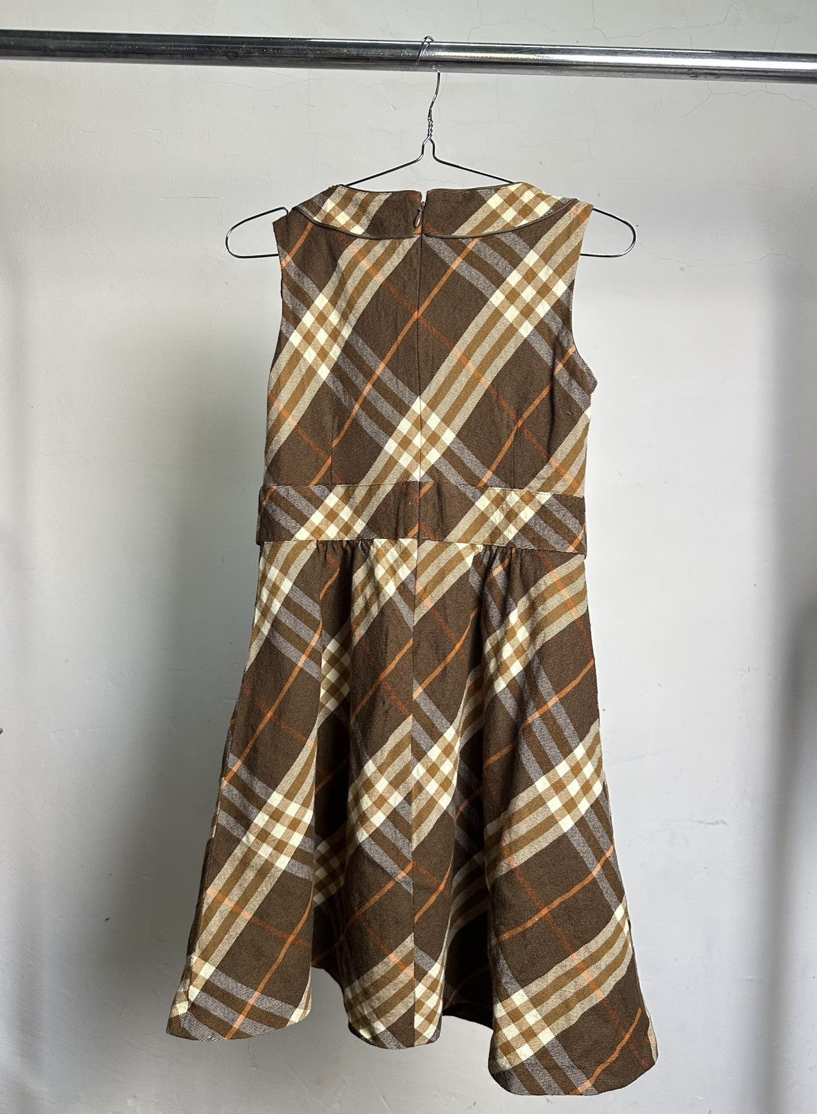 Burberry Burberry Nova Check Midi Dress Size S / US 4 / IT 40 - 5 Thumbnail