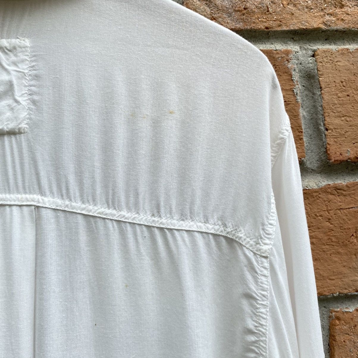 Japanese Brand G.O.A White Soft Long Sleeve Shirt Size US XL / EU 56 / 4 - 17 Thumbnail