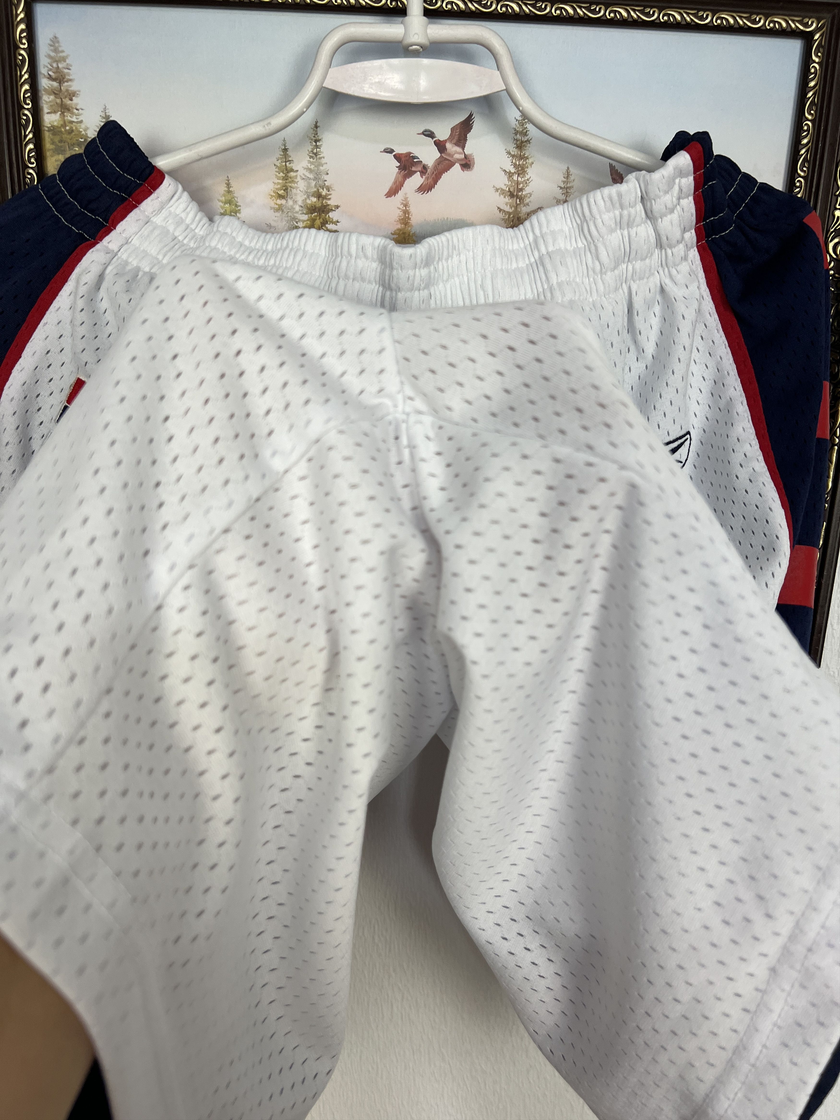 Reebok Vintage 2000's Reebok Team USA Basketball Shorts NBA 2XL Size US 38 / EU 54 - 7 Thumbnail