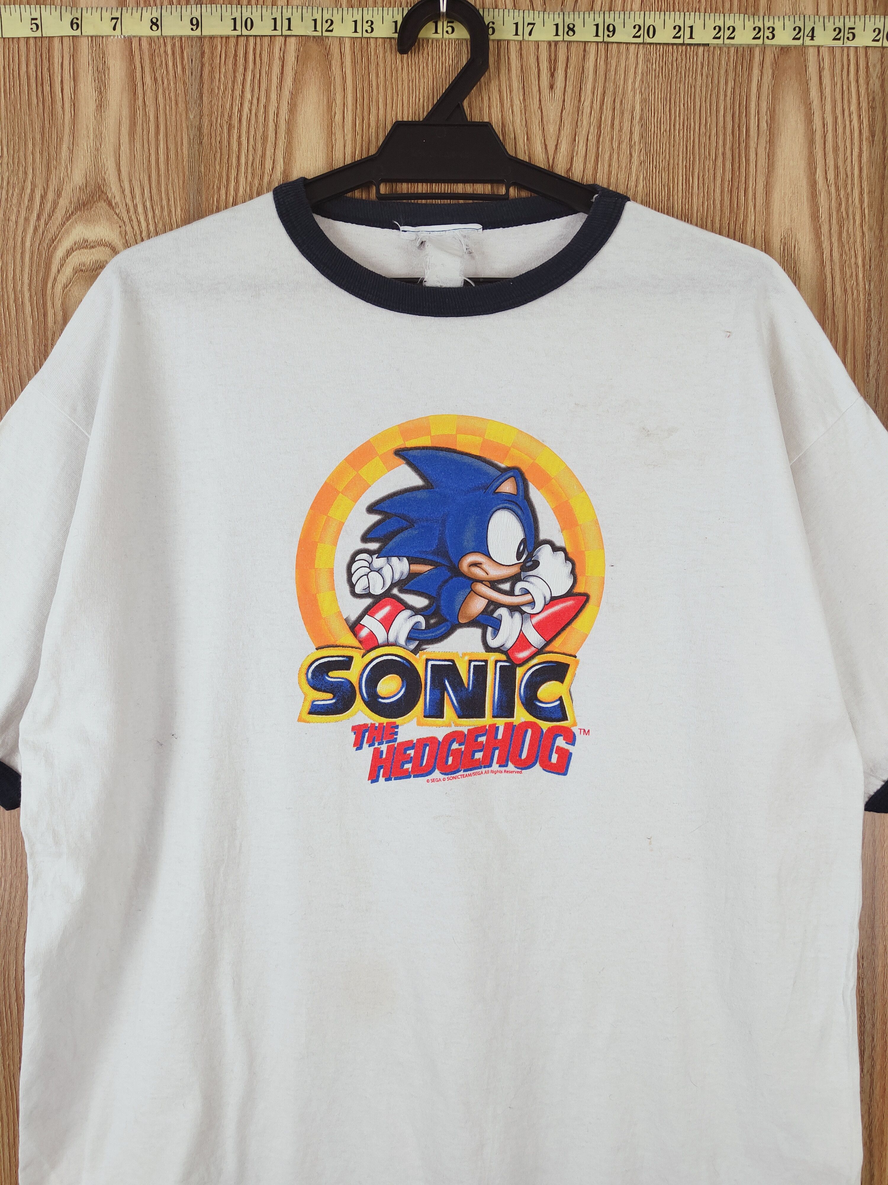 Nintendo D 90' sonic The Hedgehog sega game ringer vintage tee #W463 Size US L / EU 52-54 / 3 - 2 Thumbnail