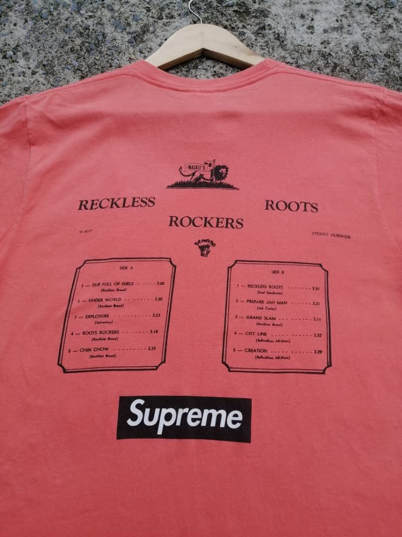 Supreme Supreme Box Logo Reckless Rockers Roots Tee Size US M / EU 48-50 / 2 - 2 Thumbnail
