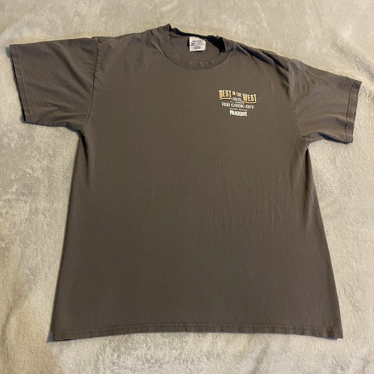 Port & Company Pig Shirt Men Large Gray Sparks Nevada Streetwear Tee Size US L / EU 52-54 / 3 - 2 Thumbnail